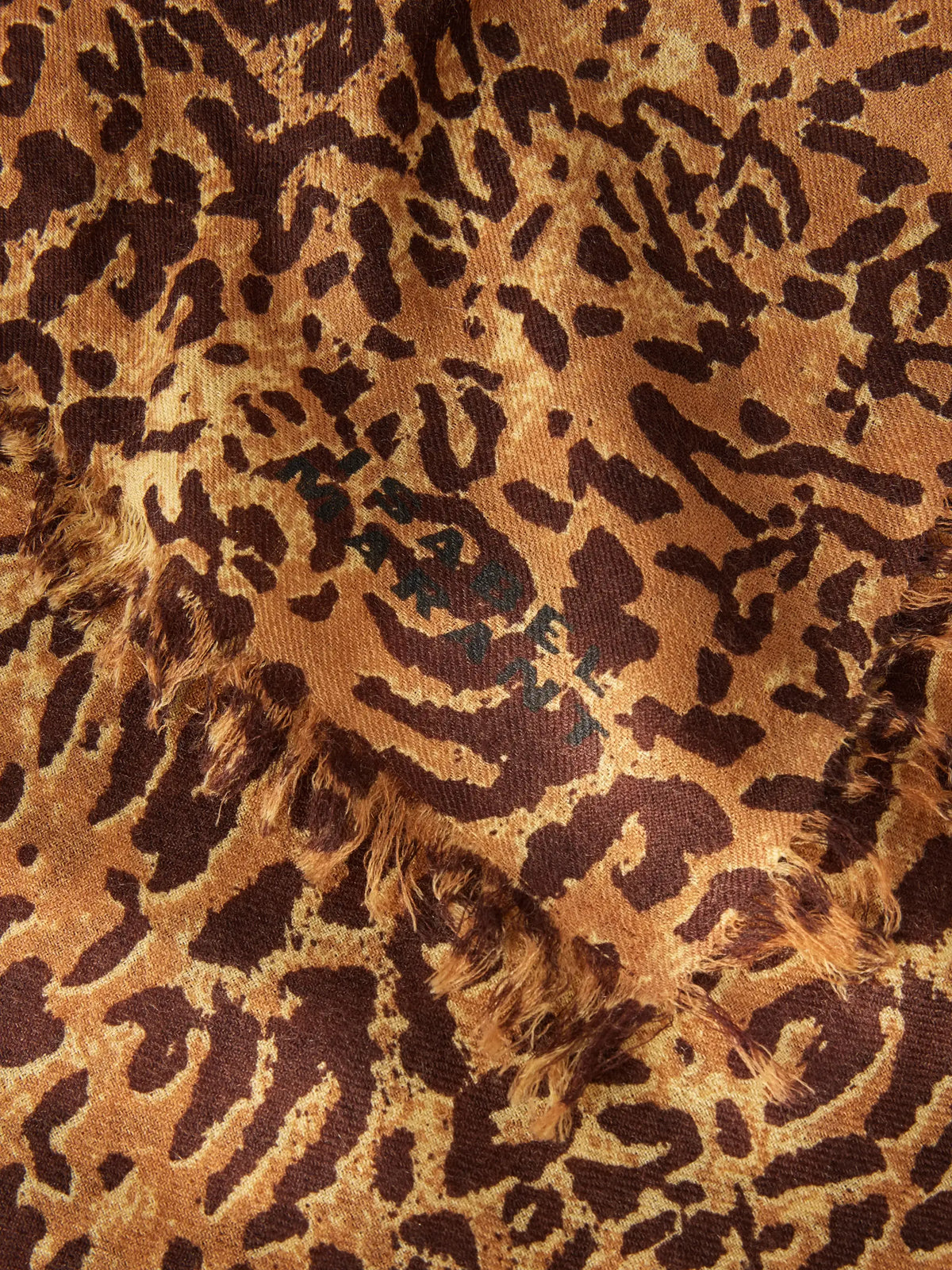 ISABEL MARANT Alecia Leopard-print Wool And Cashmere-blend Scarf