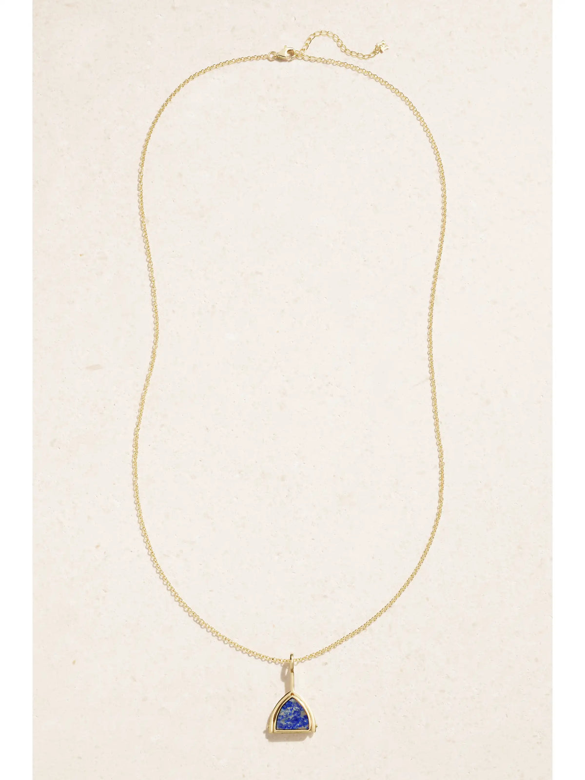 Flip 14-karat Gold, Lapis Lazuli And Diamond Necklace