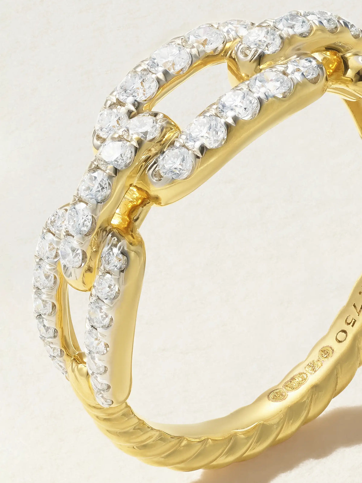 Stax 18-karat Gold Diamond Ring