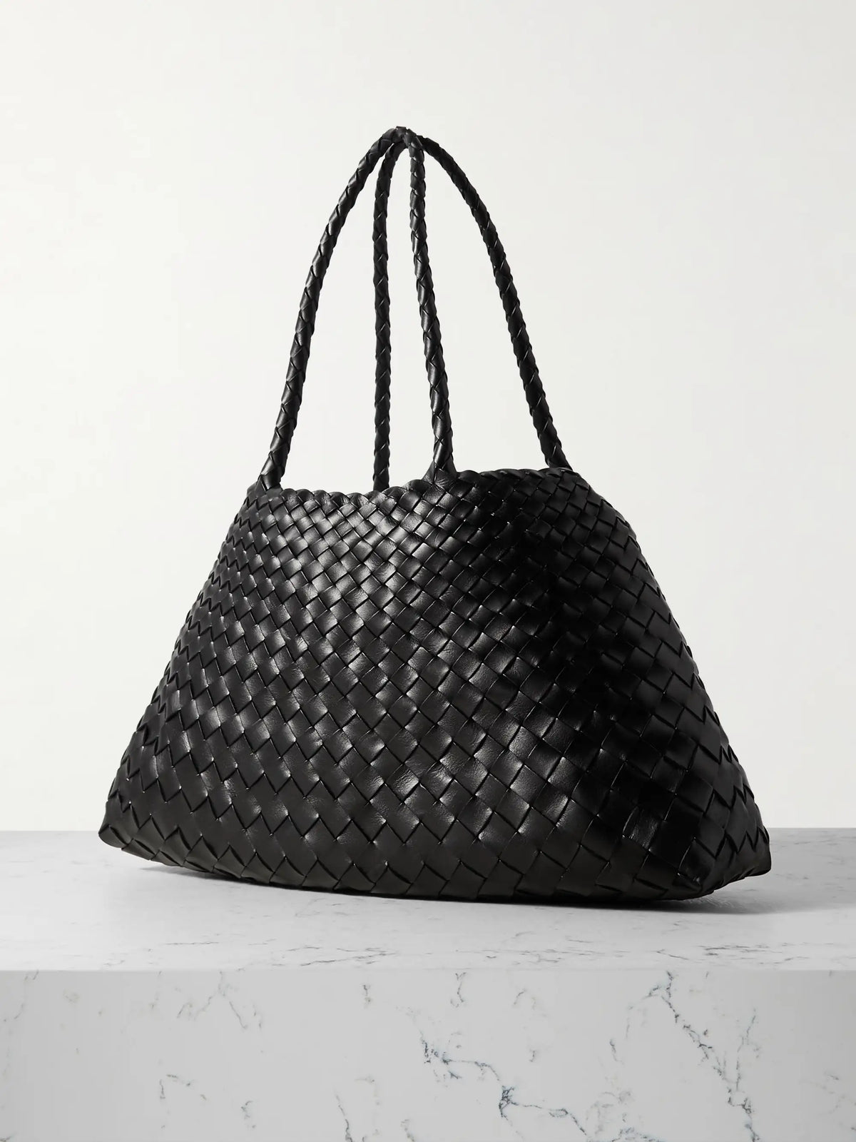 Santa Croce Big Woven Leather Tote
