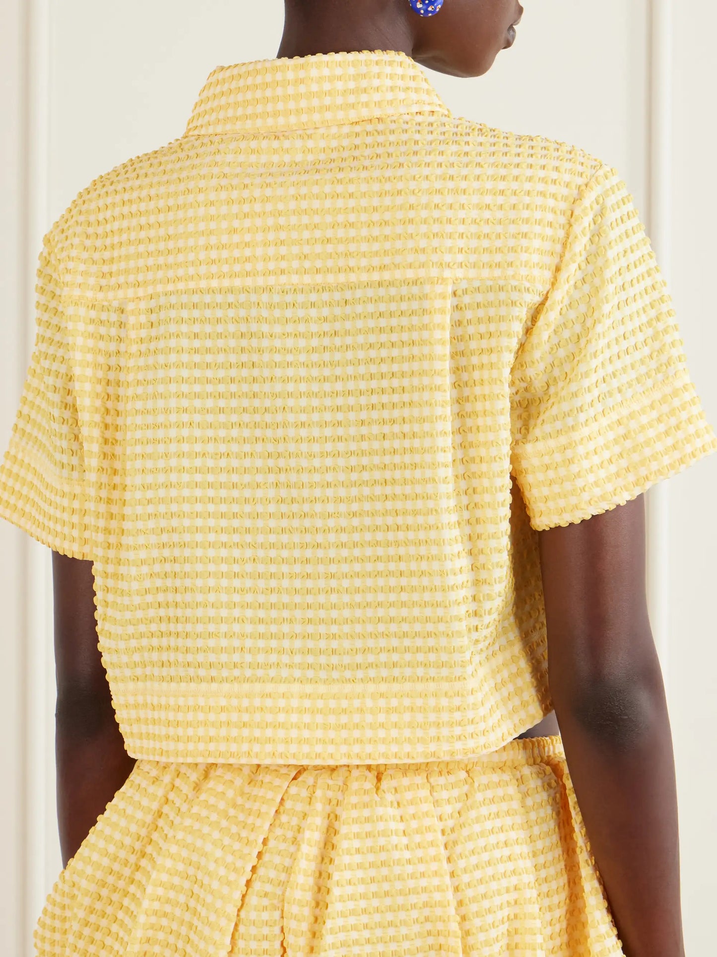 Reeves Checked Seersucker Shirt