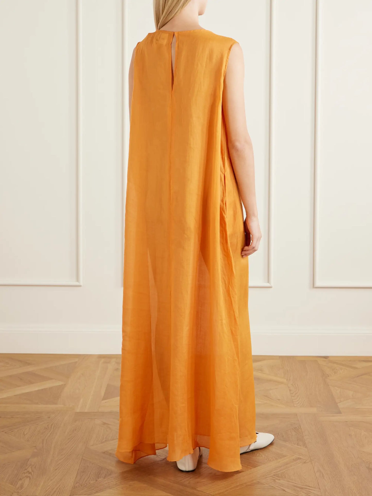 Niko Ramie-gauze Maxi Dress