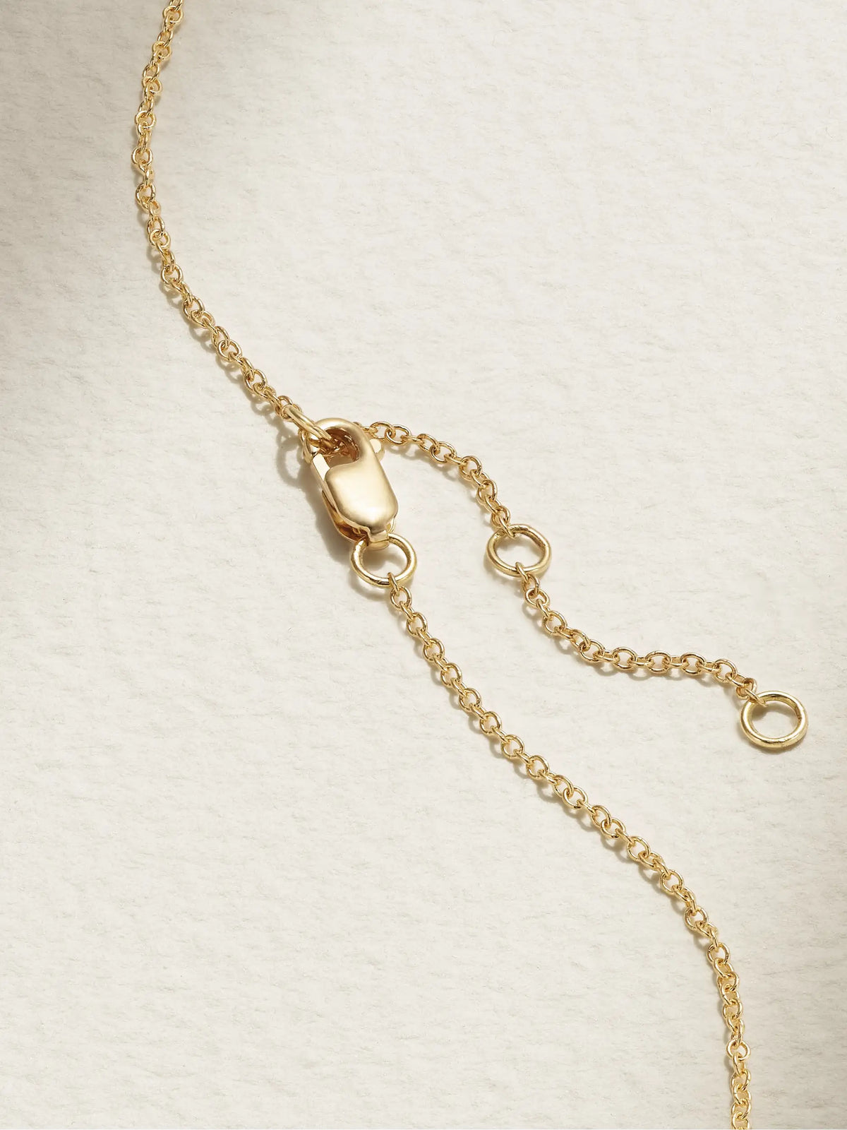Mini 18-karat Gold Diamond Necklace