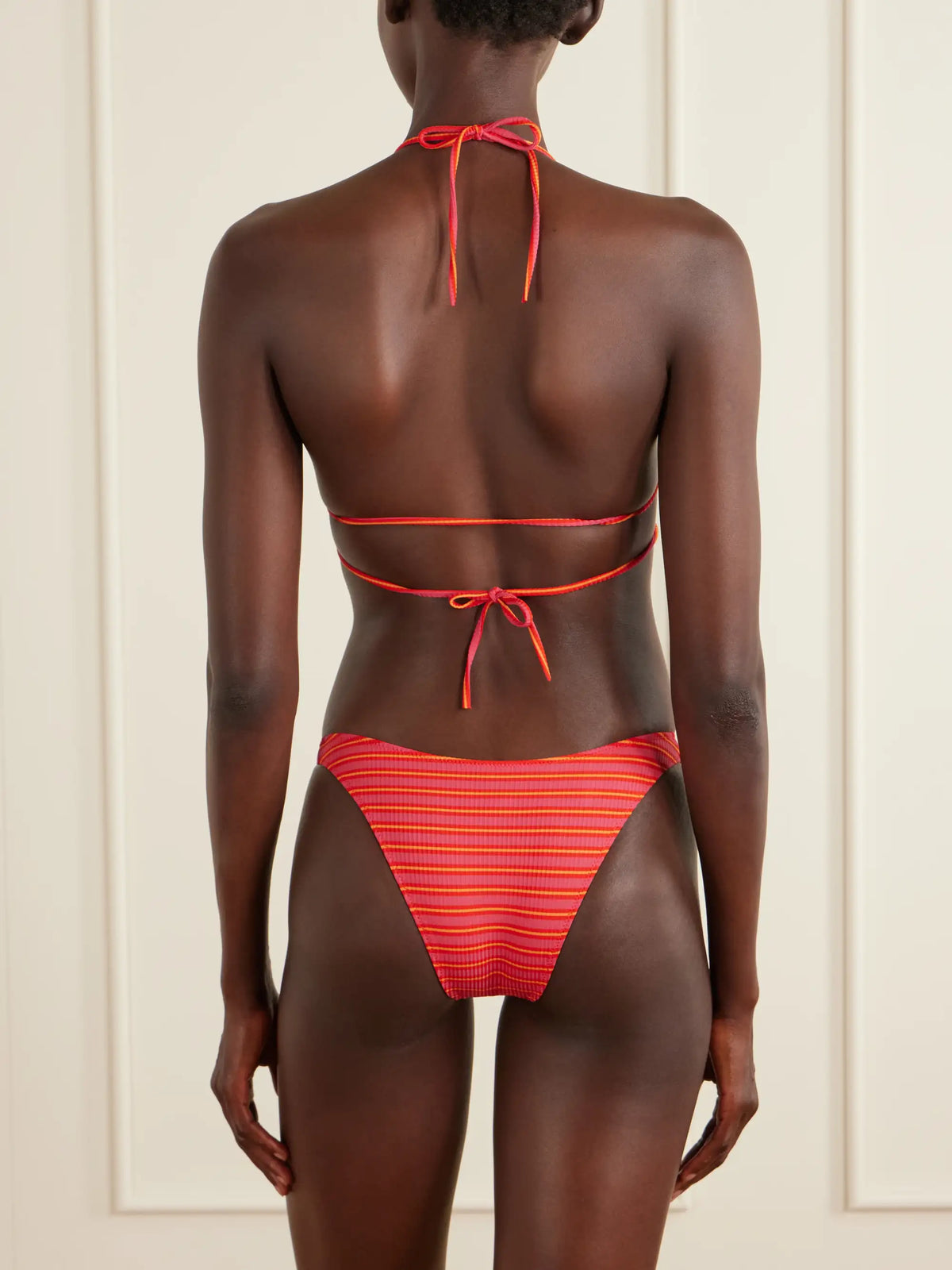 Lido Striped Triangle Bikini