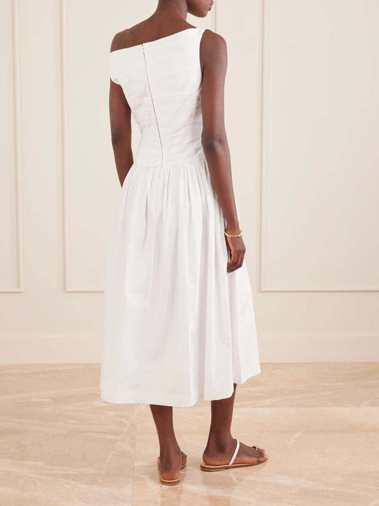 Zora Cotton-poplin Midi Dress