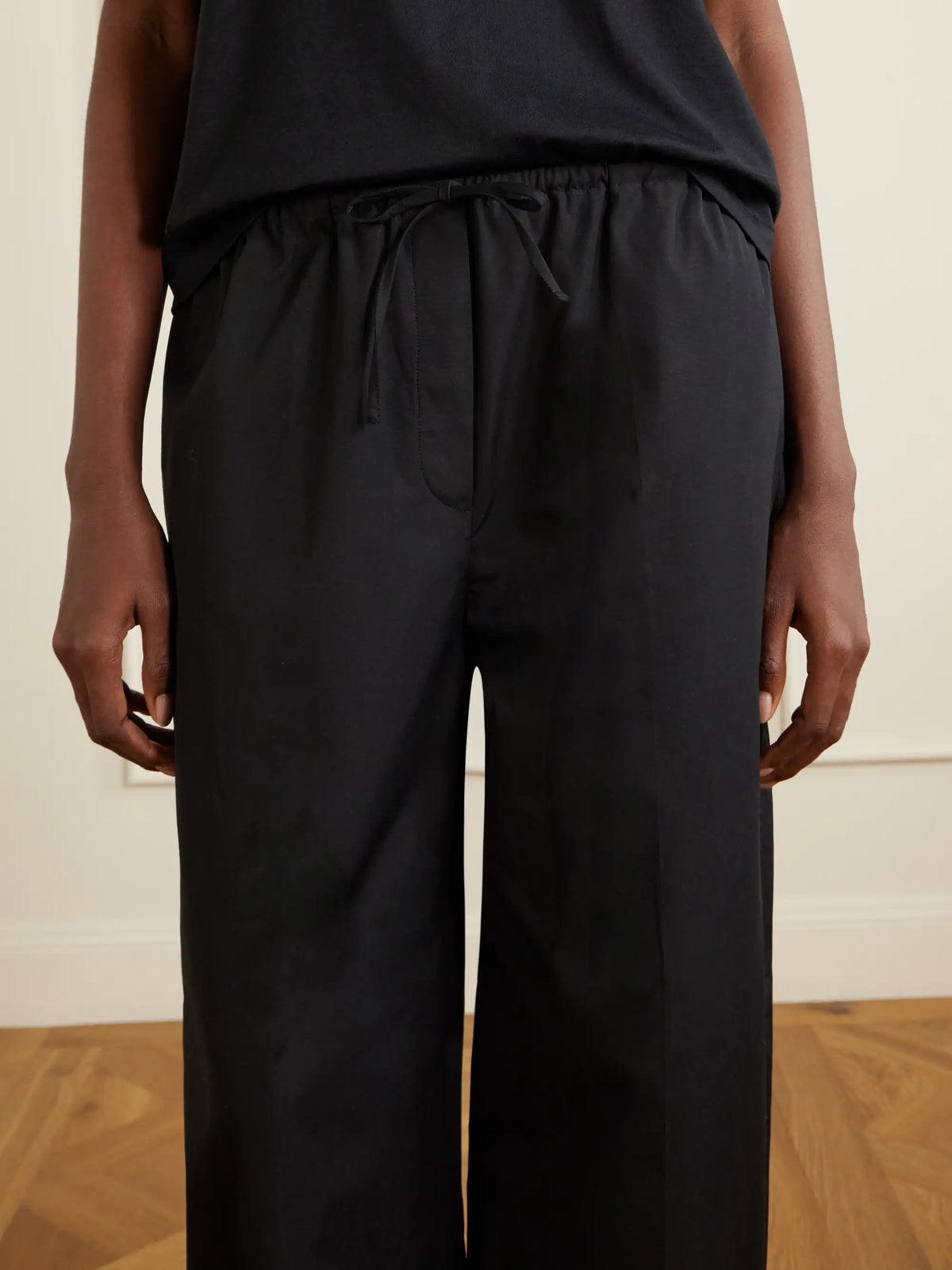 Cotton Wide-leg Cotton Balloon Pants