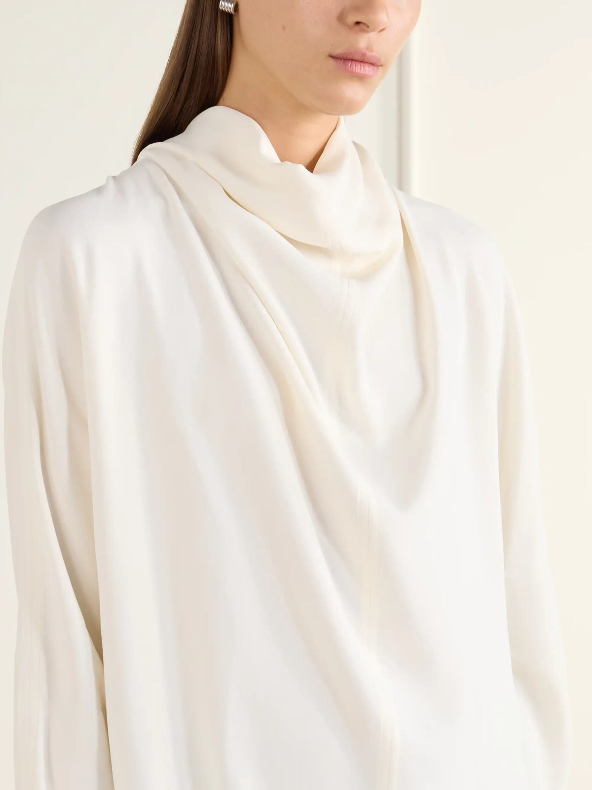 TOTEME Draped Cady Blouse