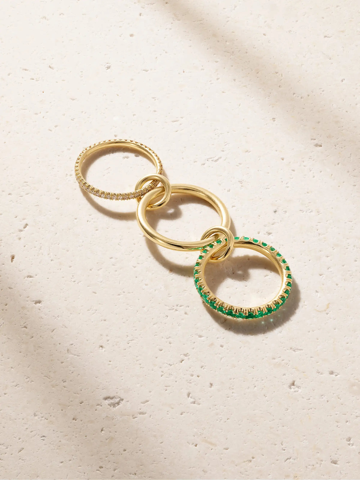 Norah 18-karat Gold, Emerald And Diamond Ring