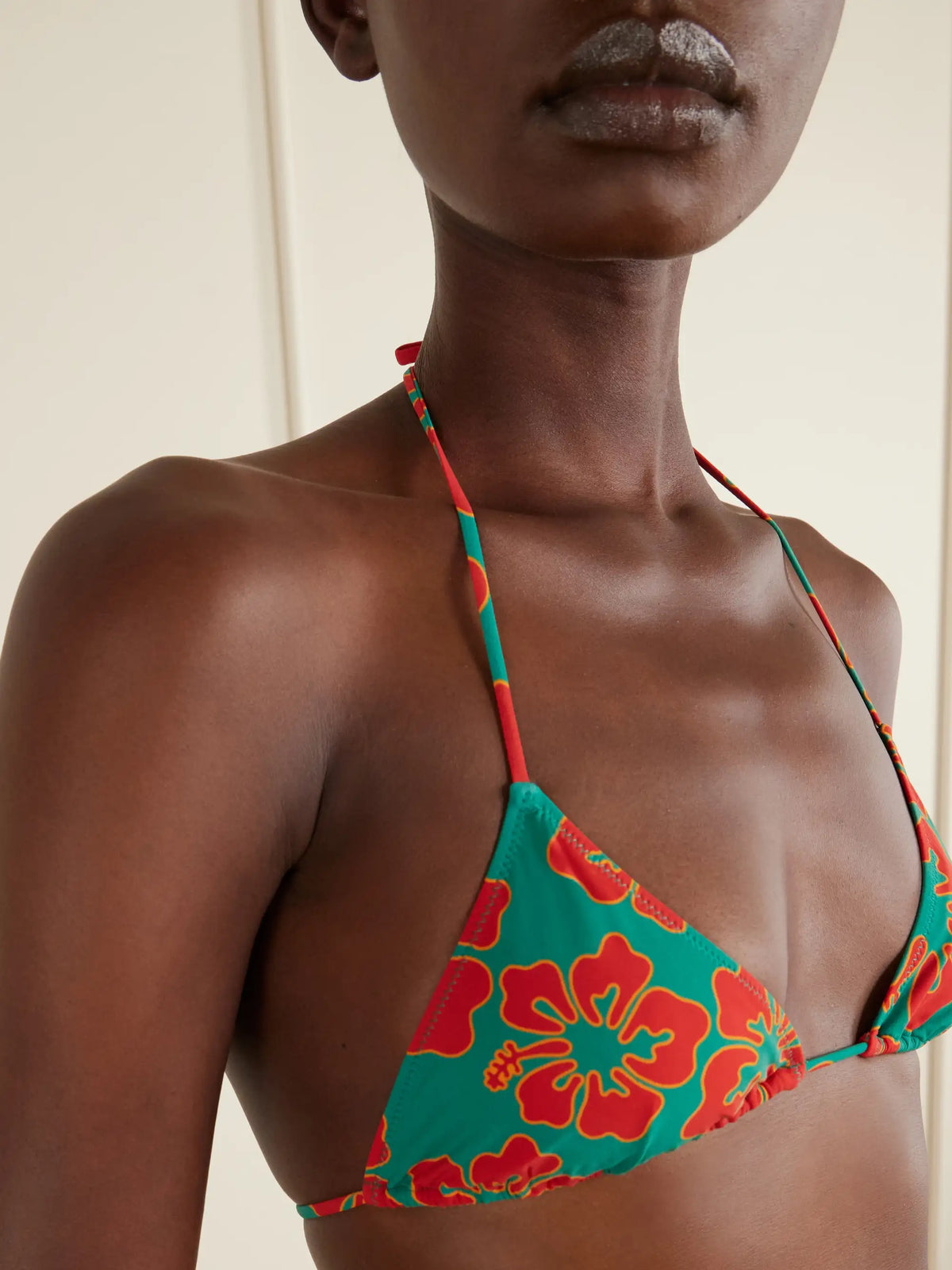 Lido Venti Printed Triangle Halterneck Bikini