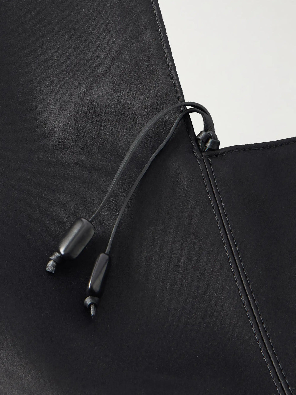 Origami Medium Leather-trimmed Satin Shoulder Bag