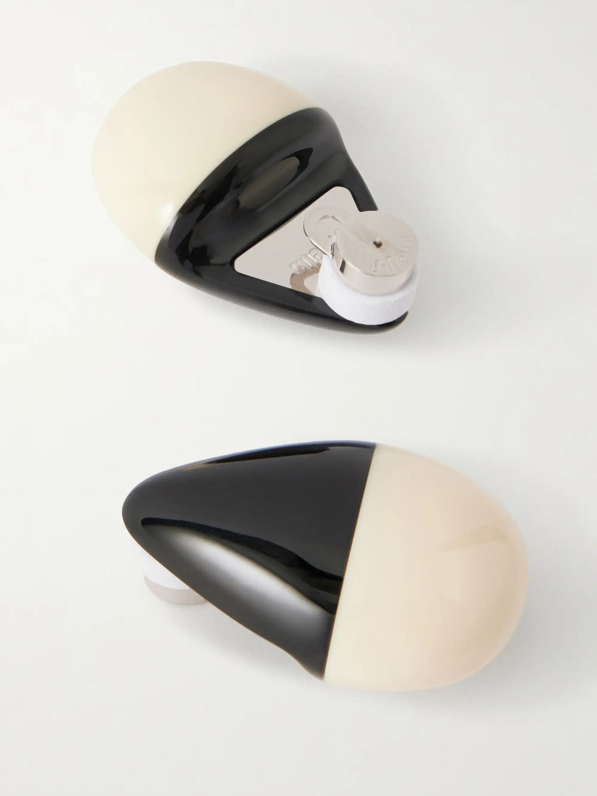 Opus Rhodium-plated Resin Earrings