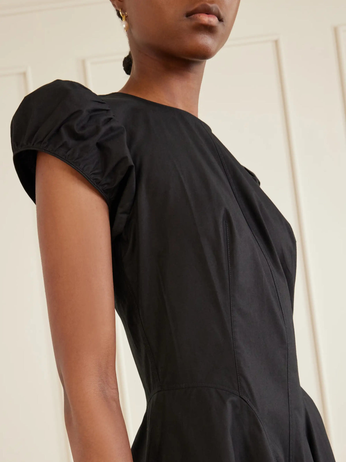 DÔEN Rivelle Cotton-poplin Midi Dress