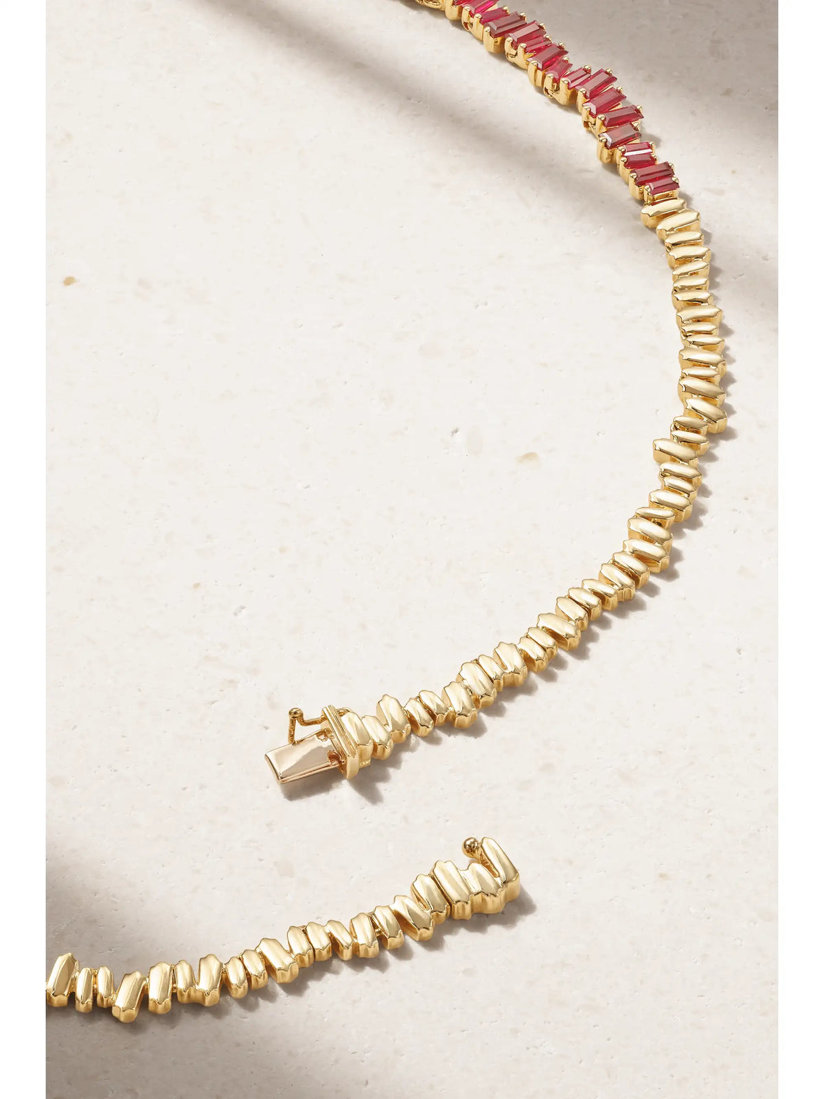 18-karat Gold, Diamond And Sapphire Necklace