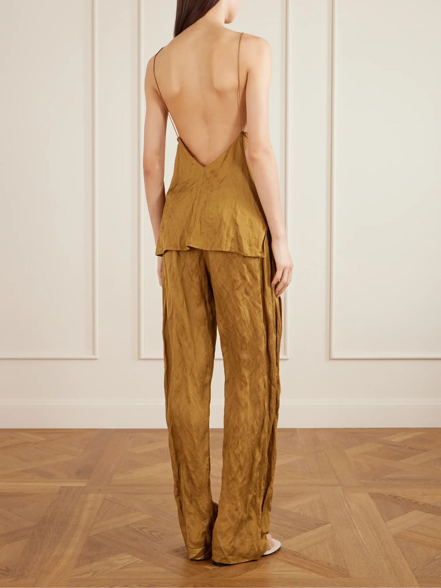 Timy Crinkled-voile Camisole