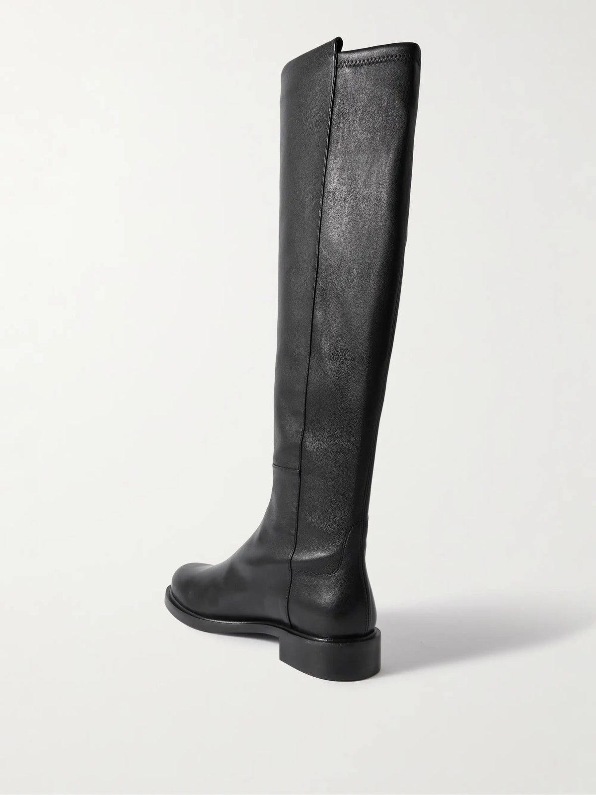 Gisele 5050 Leather And Stretch Knee Boots