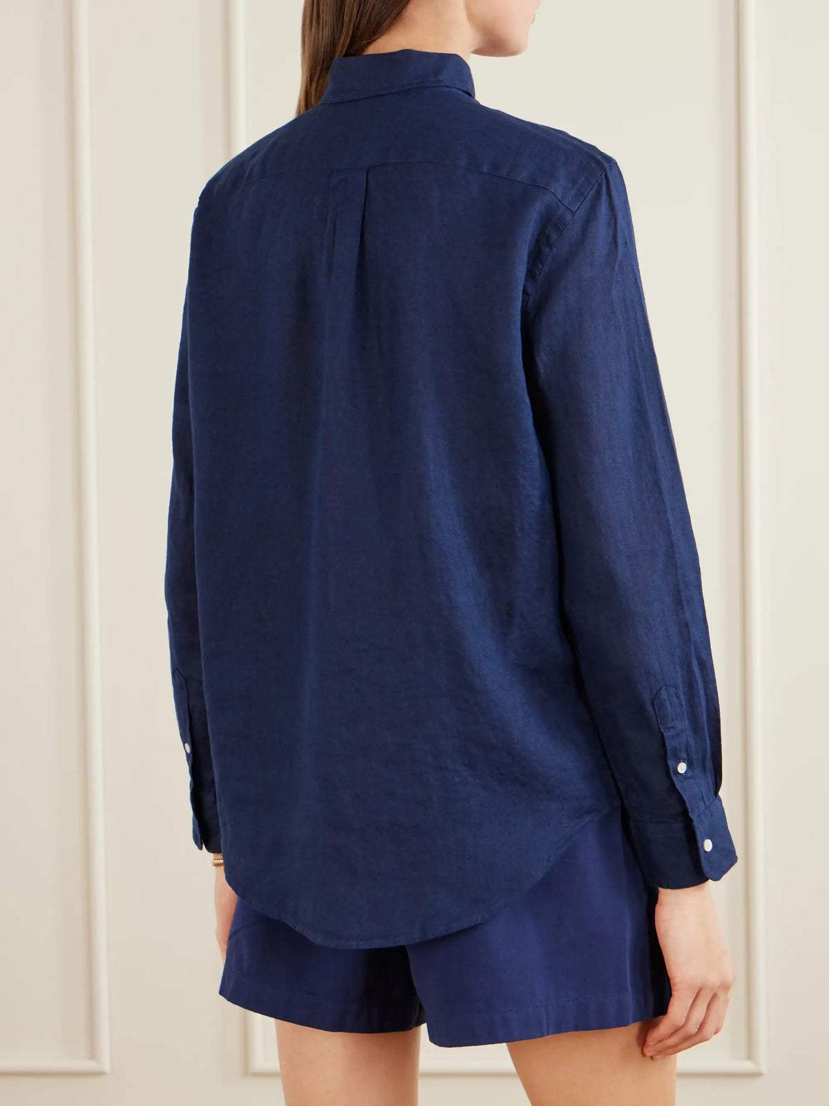 Embroidered Linen Shirt