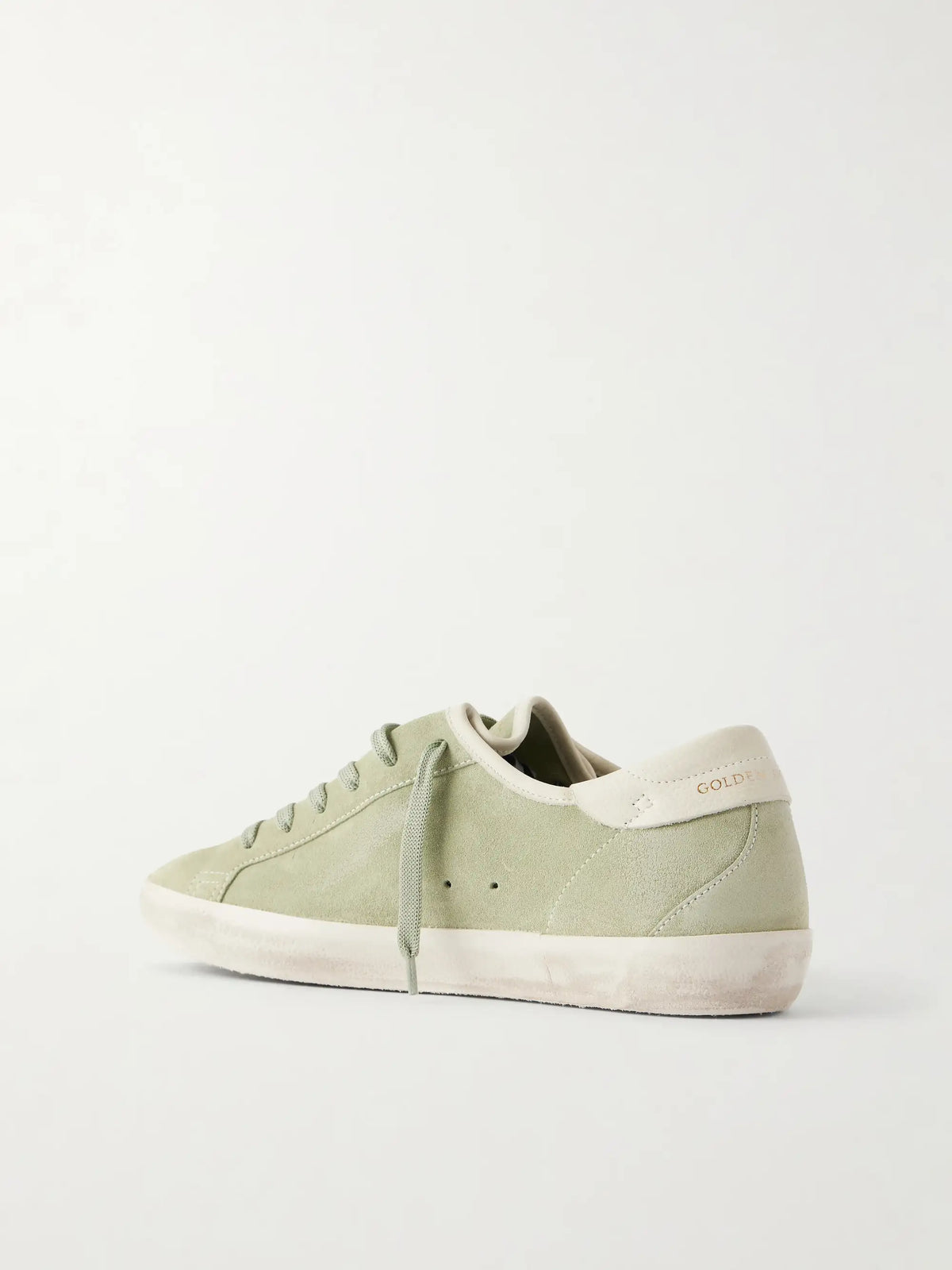 Super-star Leather-trimmed Suede Sneakers