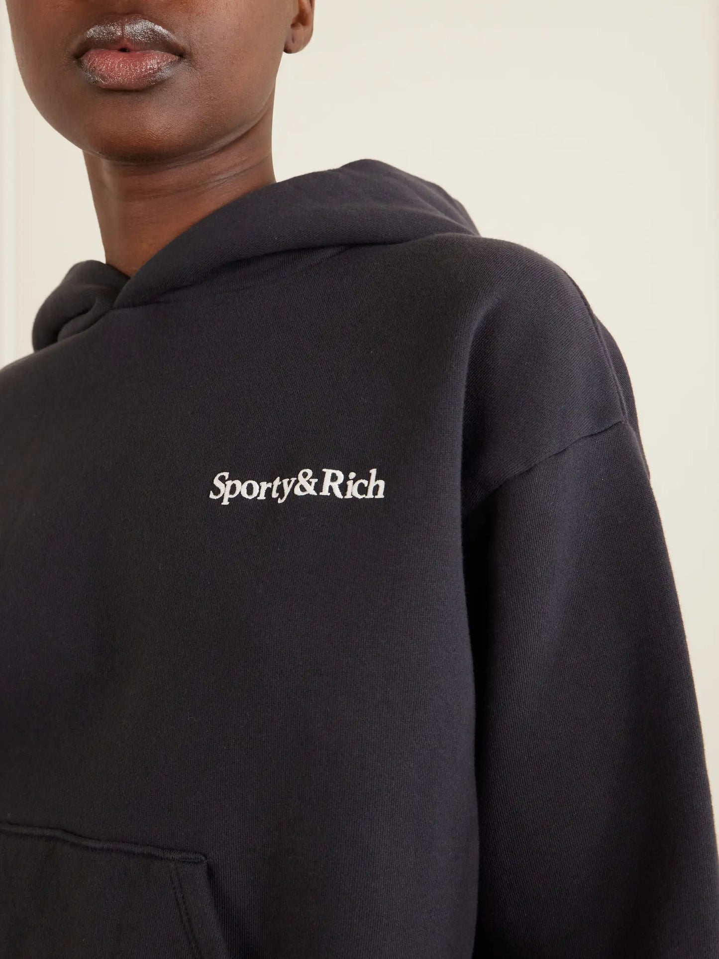Logo Embroidered Cotton Sweatshirt
