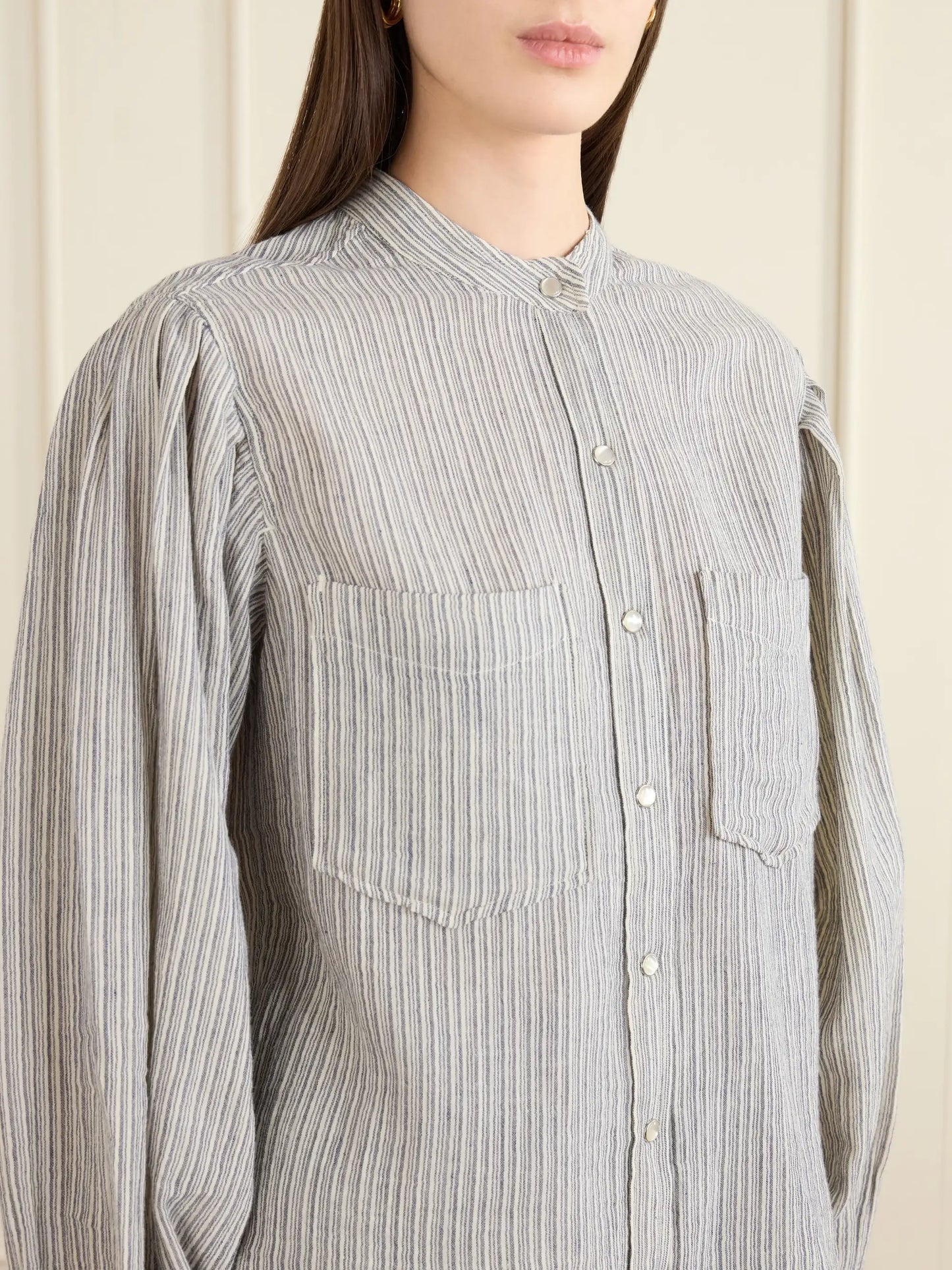 Selvia Striped Cotton Shirt