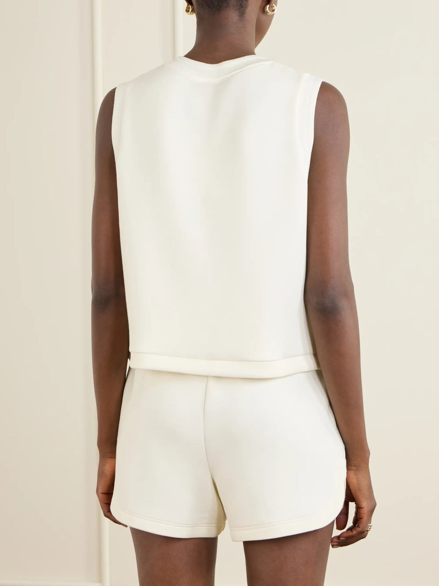 Marla Embellished Jersey Tank Top