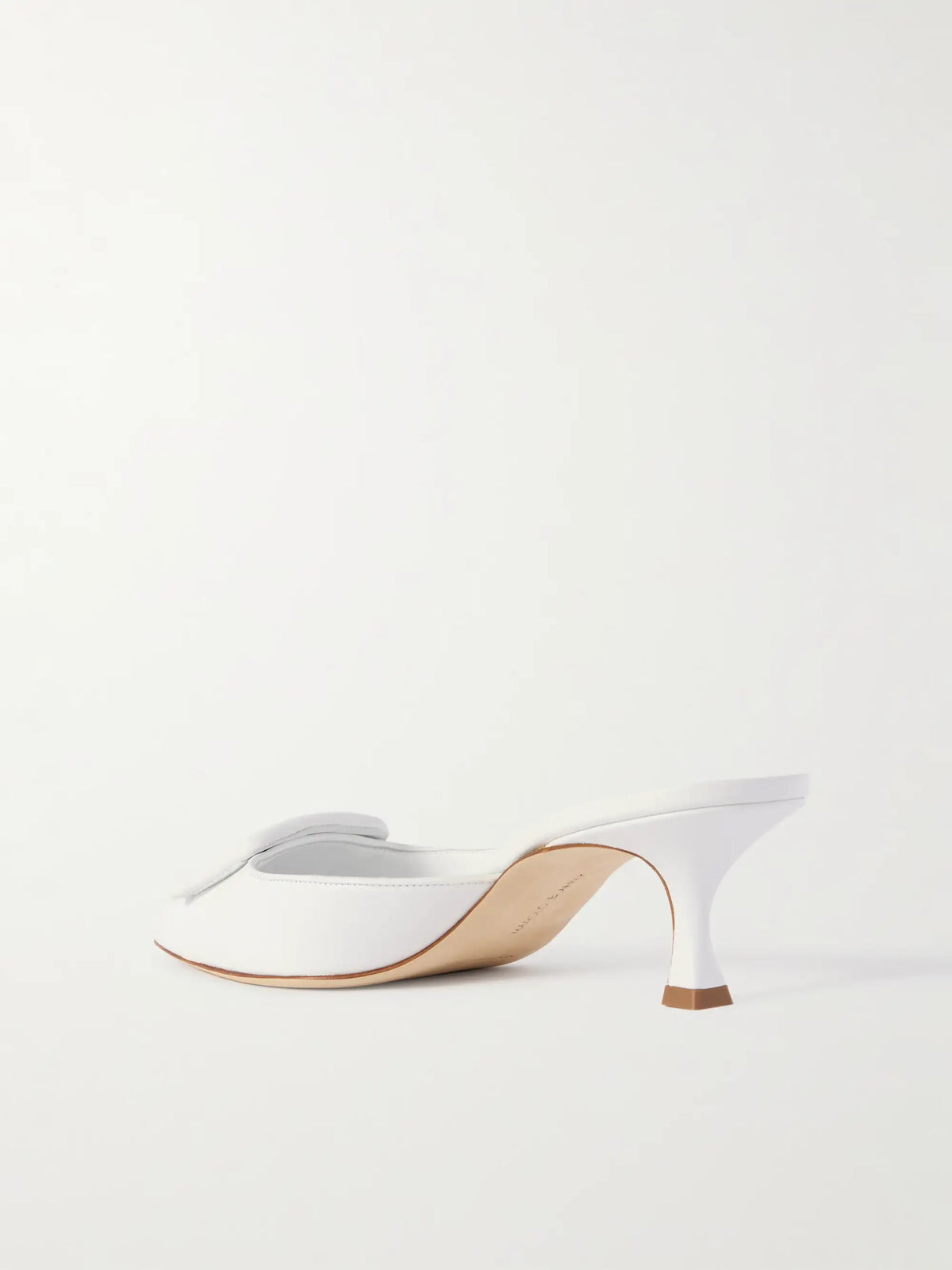 Maysale 50 Buckled Leather Mules