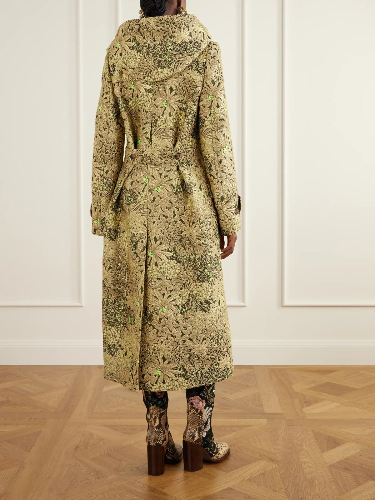 Dries Van Noten Paisley-jacquard Brocade Coat