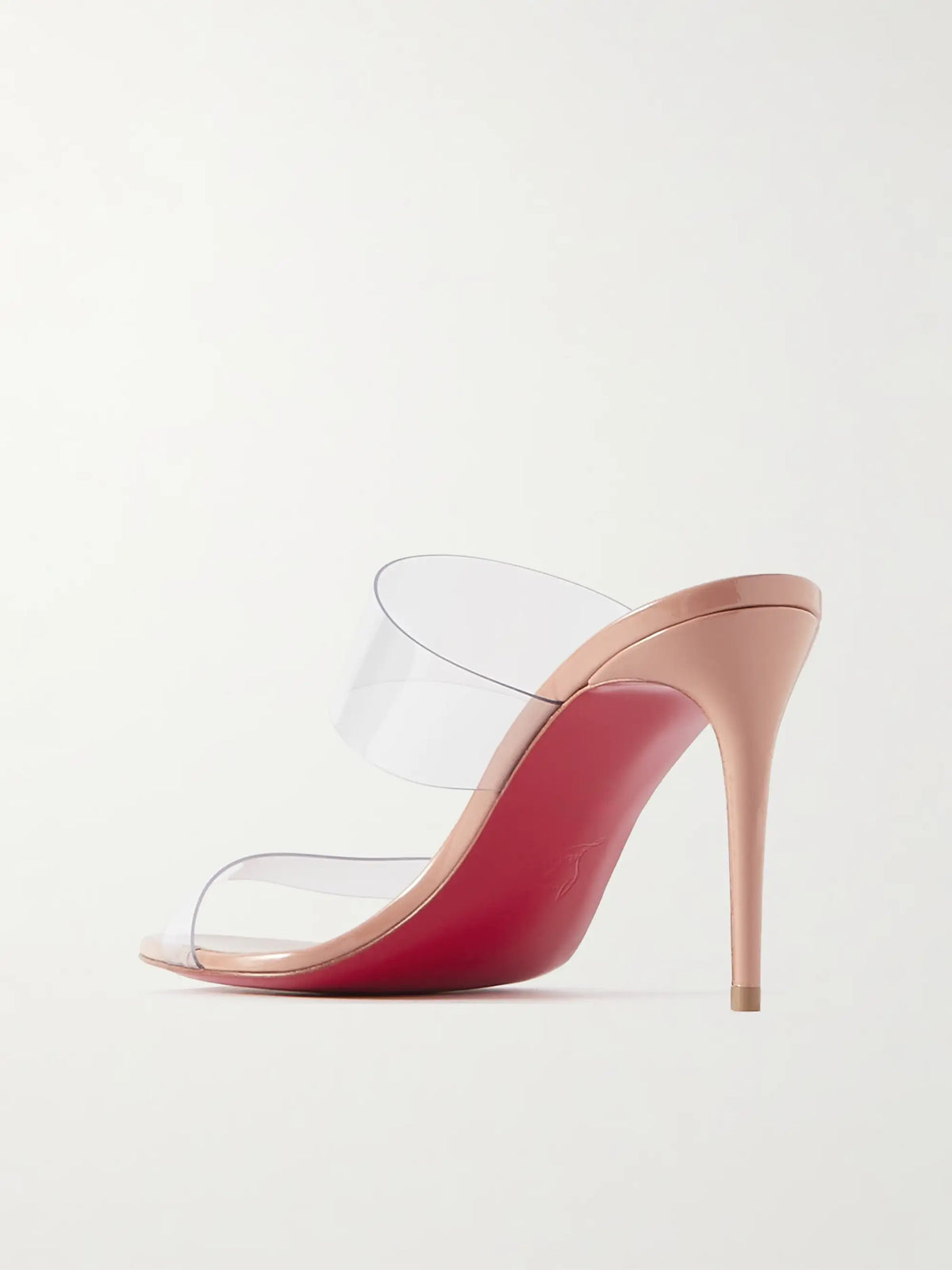 Just Nothing 85 Pvc And Patent-leather Mules