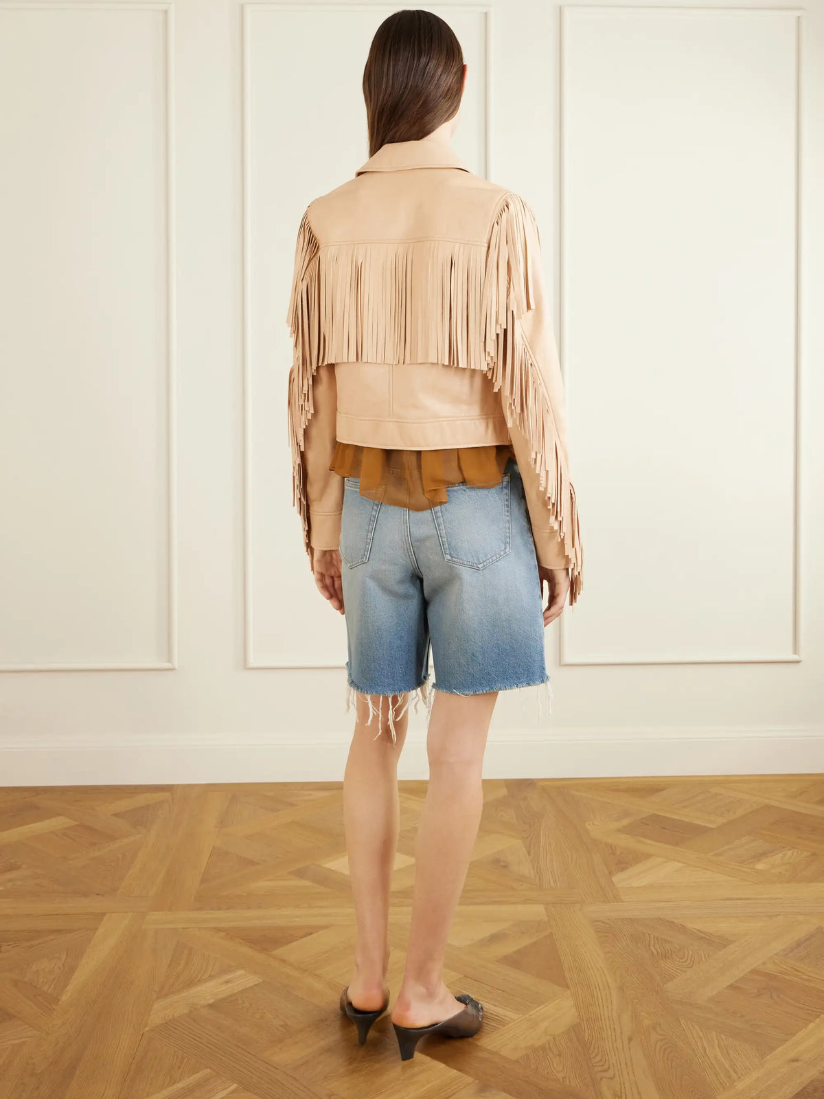 Fringed Leather Jacket