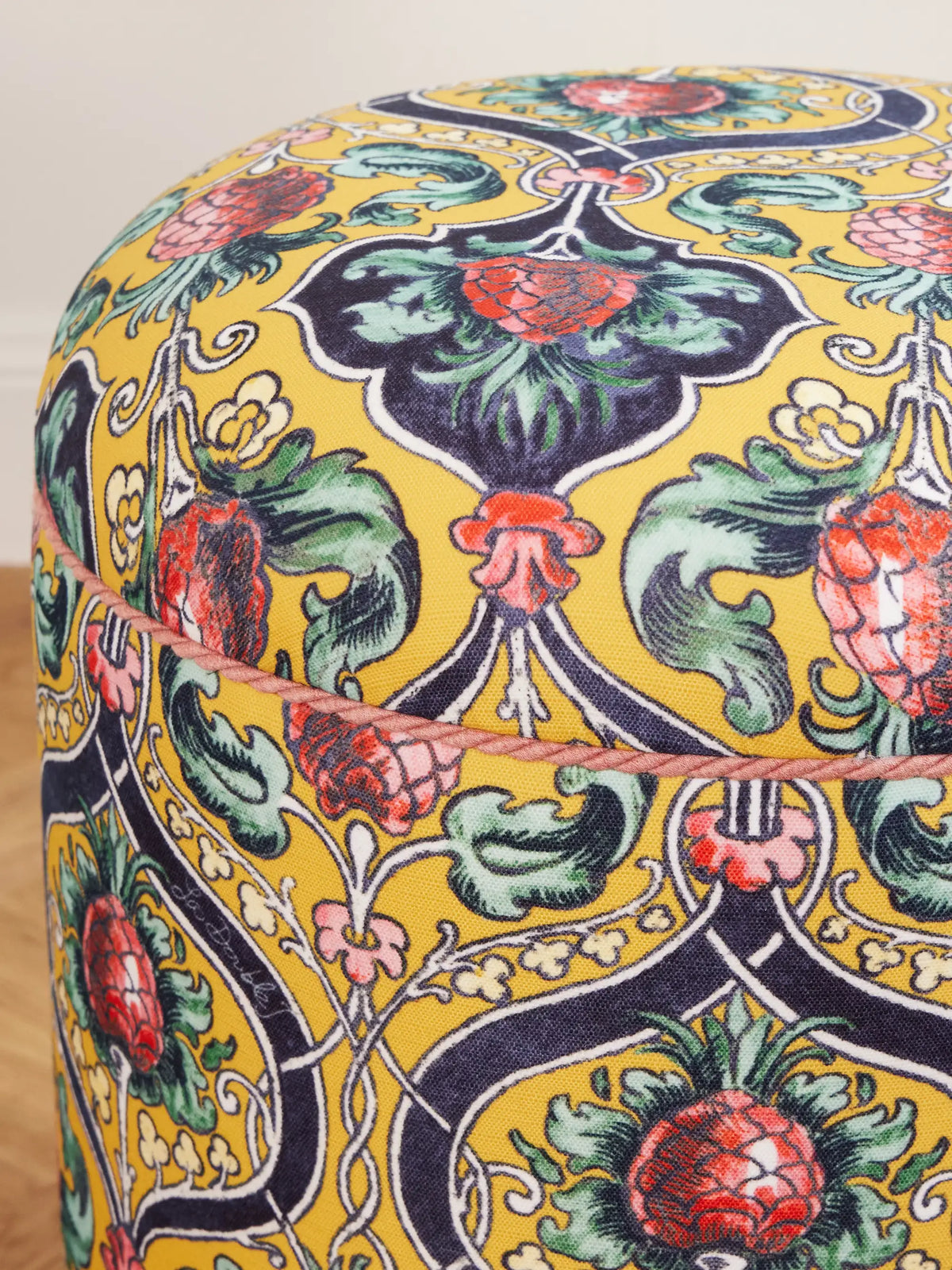 Babà Printed Canvas Pouf
