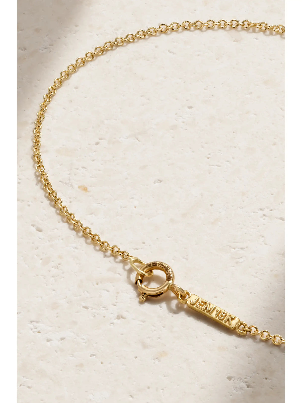 Mini Heart 18-karat Gold Turquoise Necklace