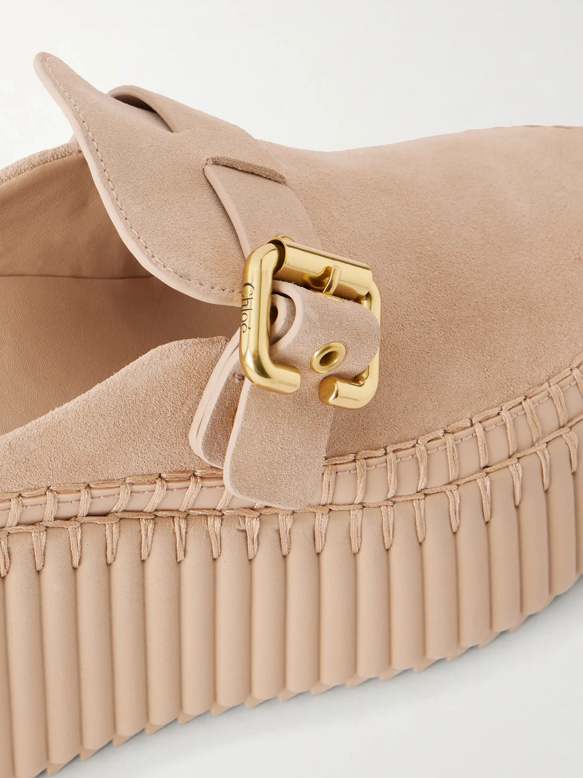 Nama Suede Platform Mules