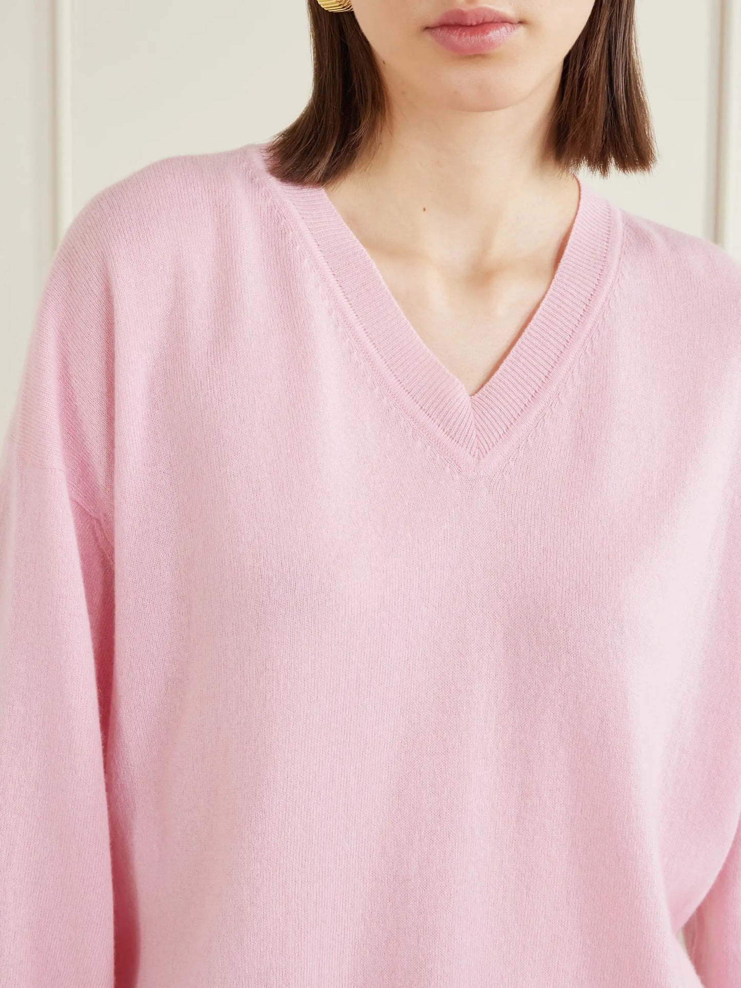 Tahra Cashmere And Cotton-blend Sweater