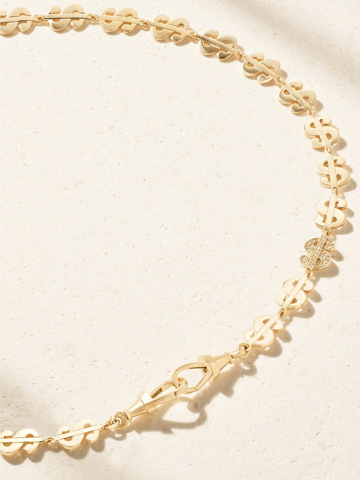 Buck Small 18-karat Gold Diamond Necklace