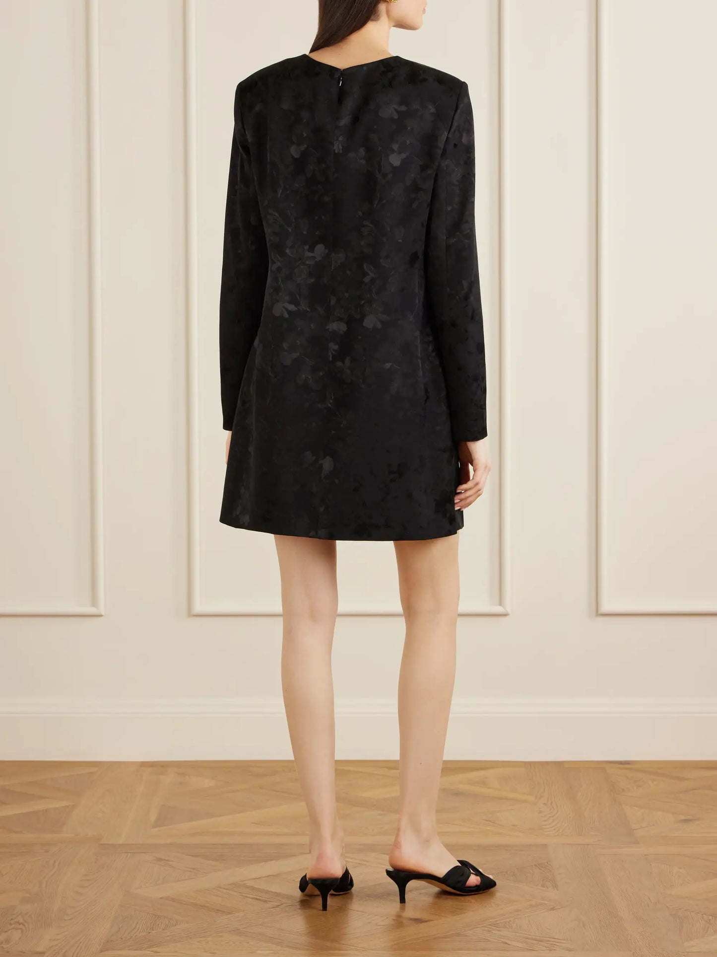 Carlota Floral-jacquard Dress