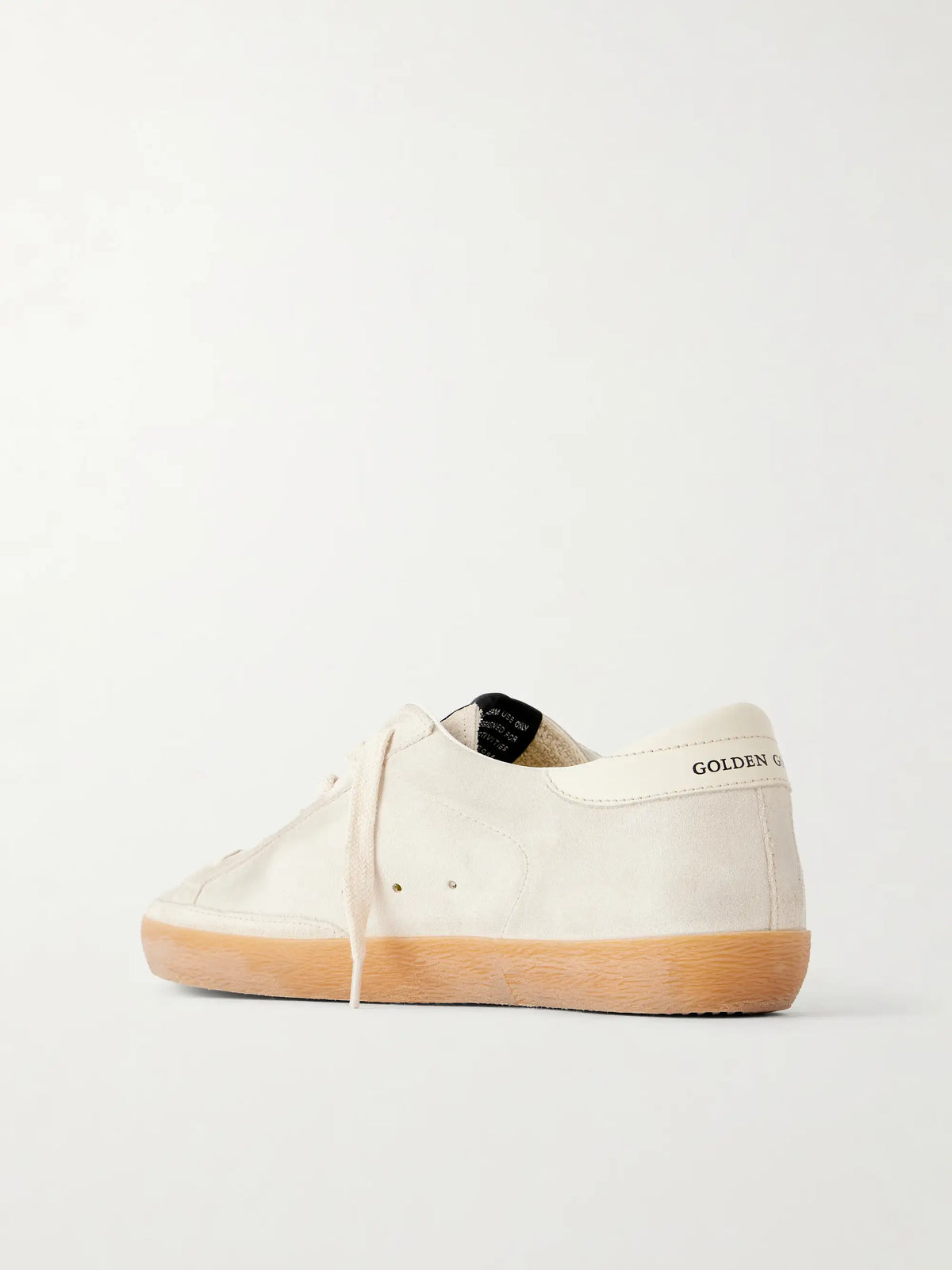 Super-star Distressed Glittered Leather-trimmed Suede Sneakers