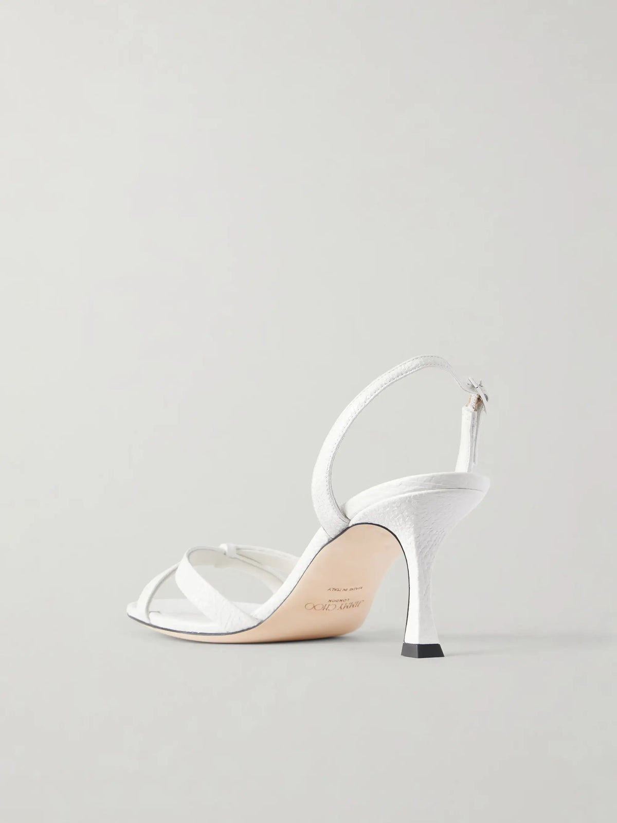 Elsy 70 Textured-leather Sandals
