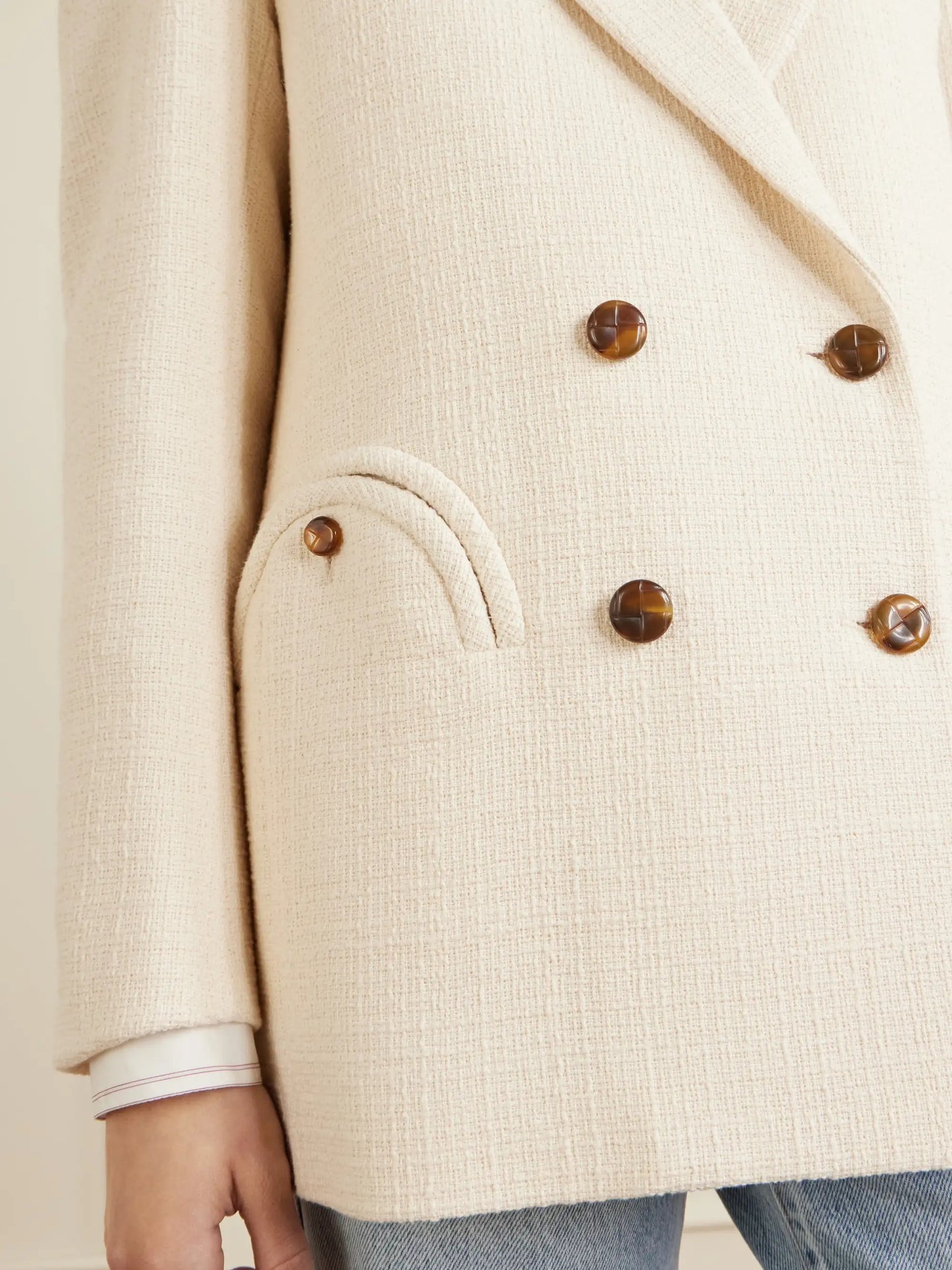 Missy Everynight Cotton-blend Tweed Blazer