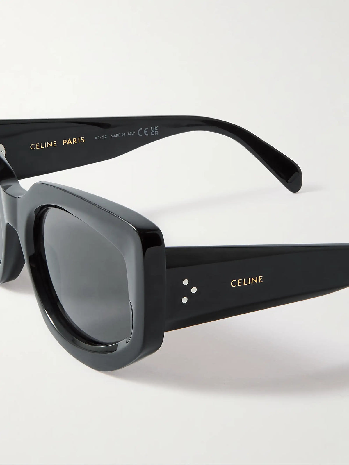 Bold Cat-eye Acetate Sunglasses