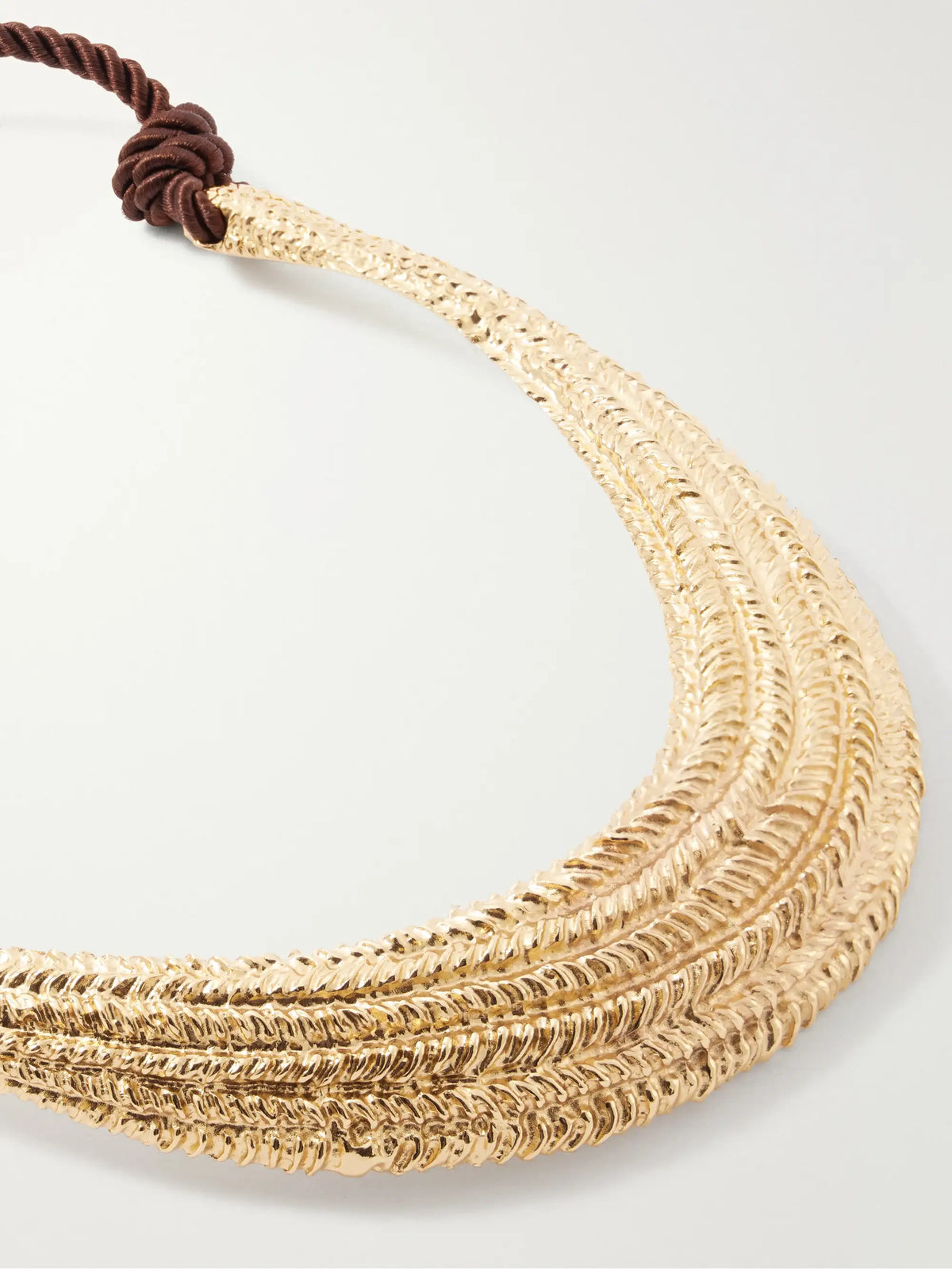 Paola Sighinolfi Delphine Gold-plated Cord Necklace