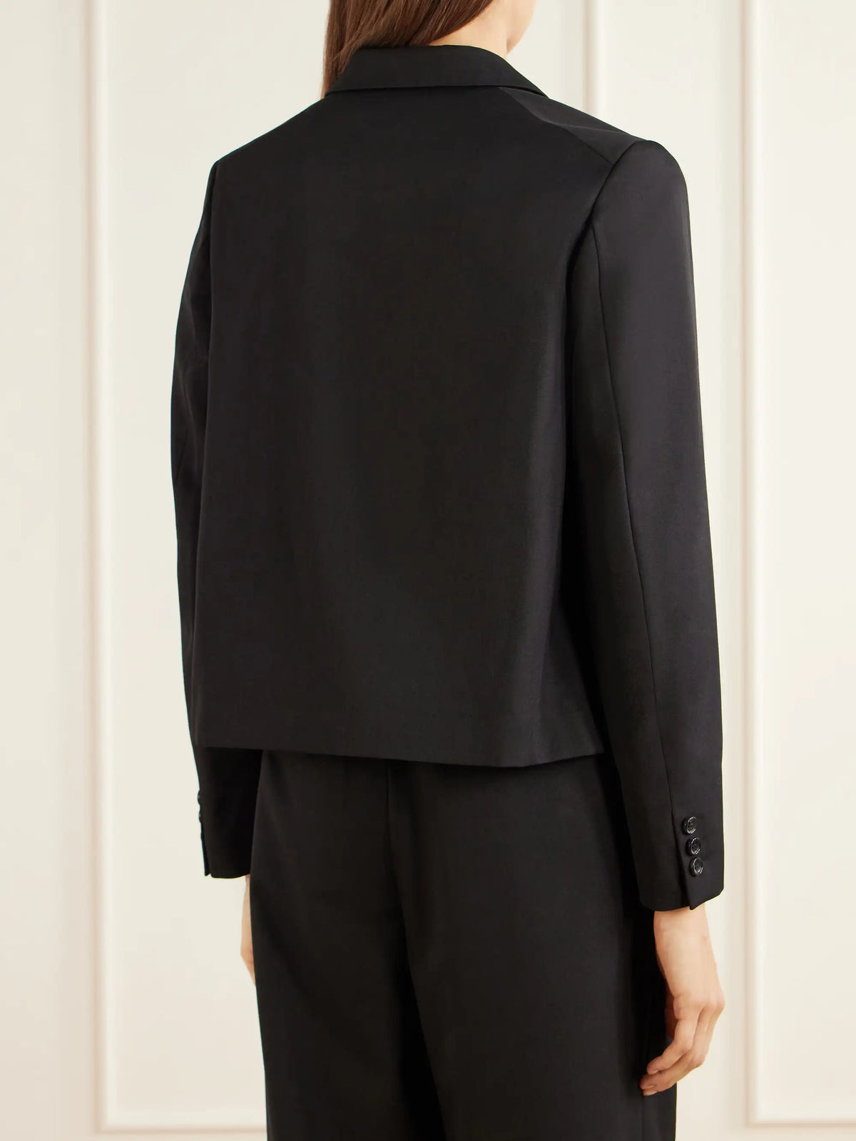 Comme des Garçons GIRL Bow-detailed Gabardine Blazer