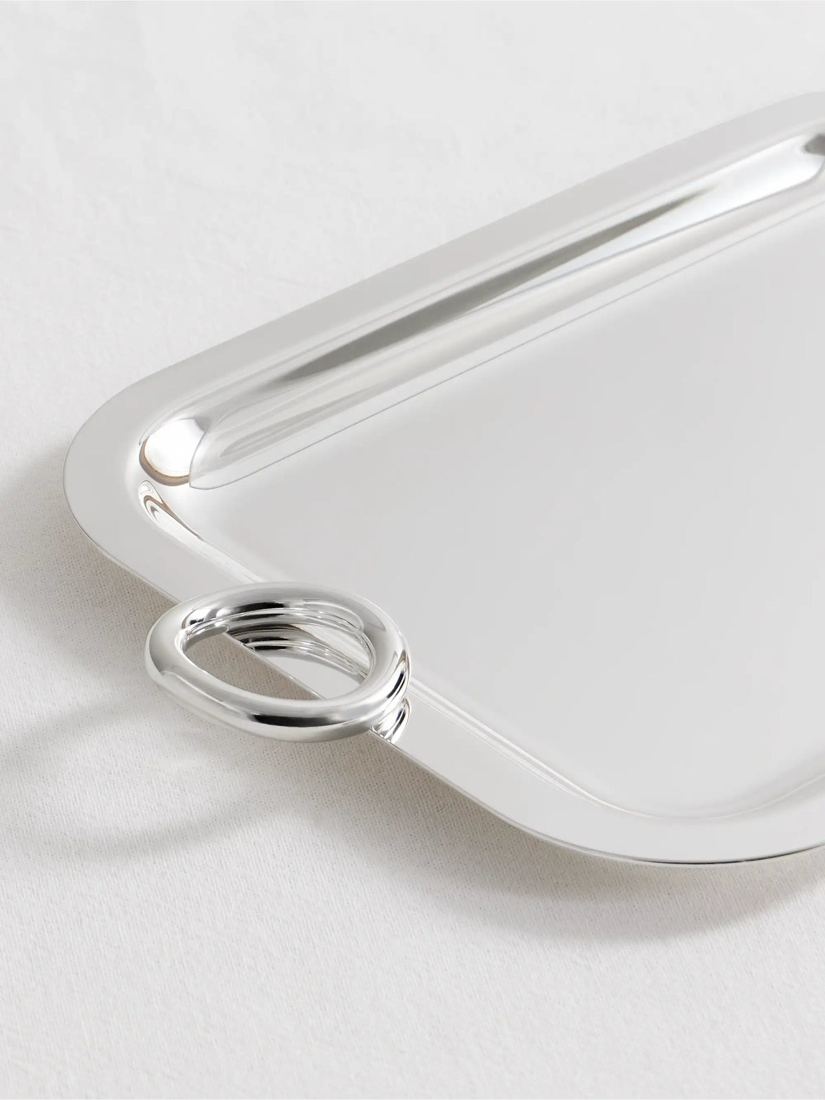 Vertigo Silver-plated Tray