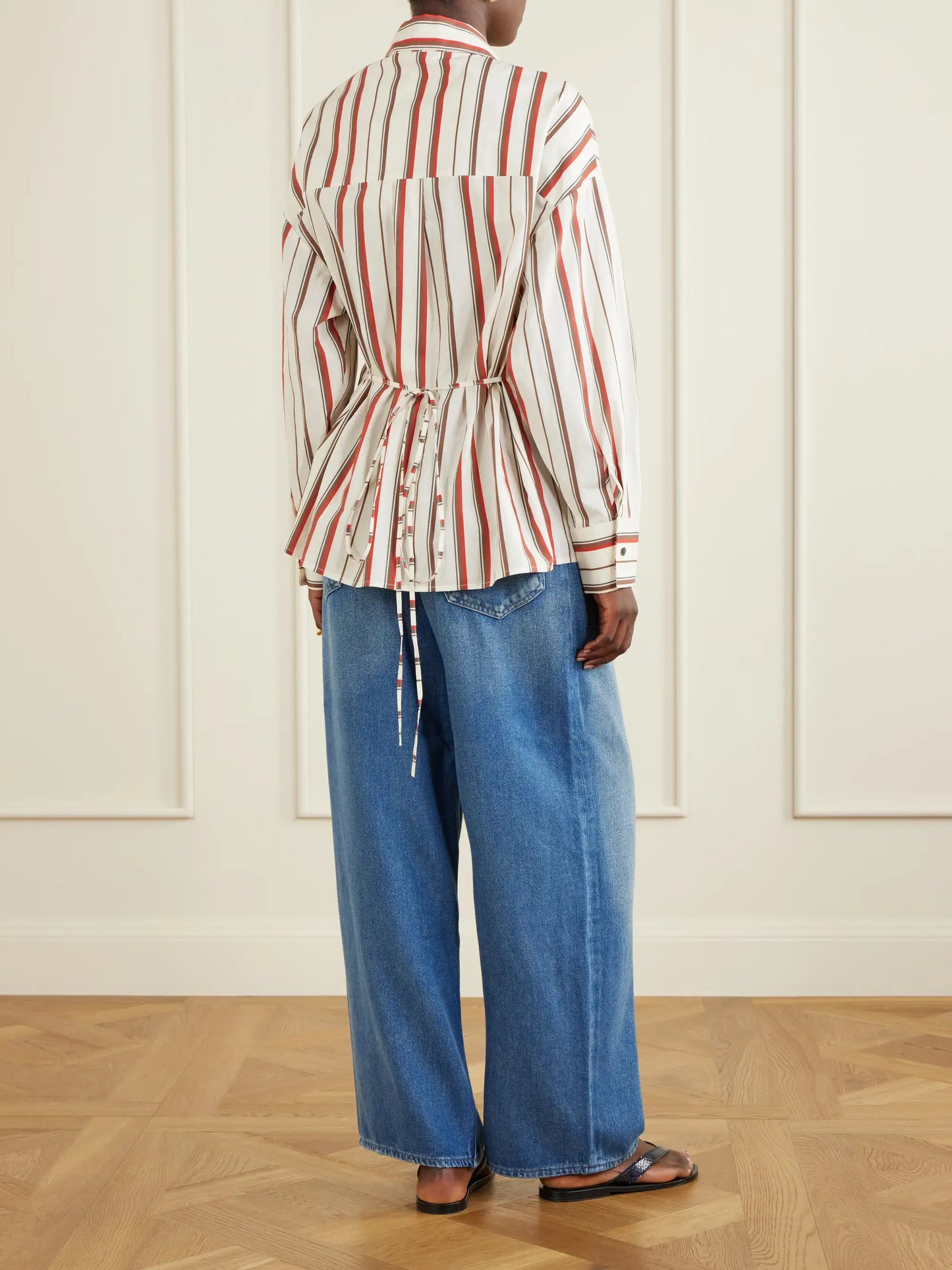 Alva Striped Cotton-poplin Shirt