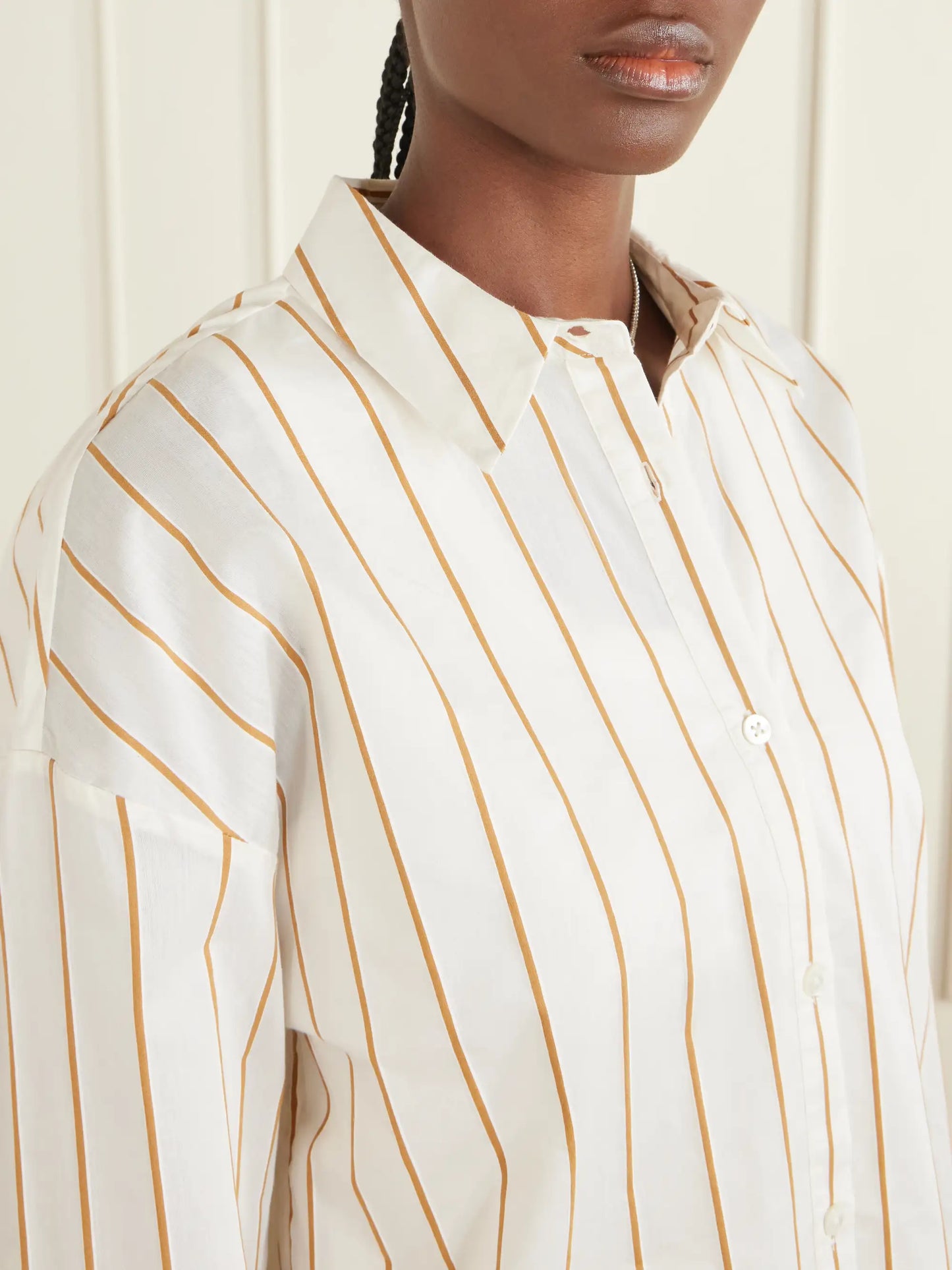 Kendy Striped Cotton-blend Shirt