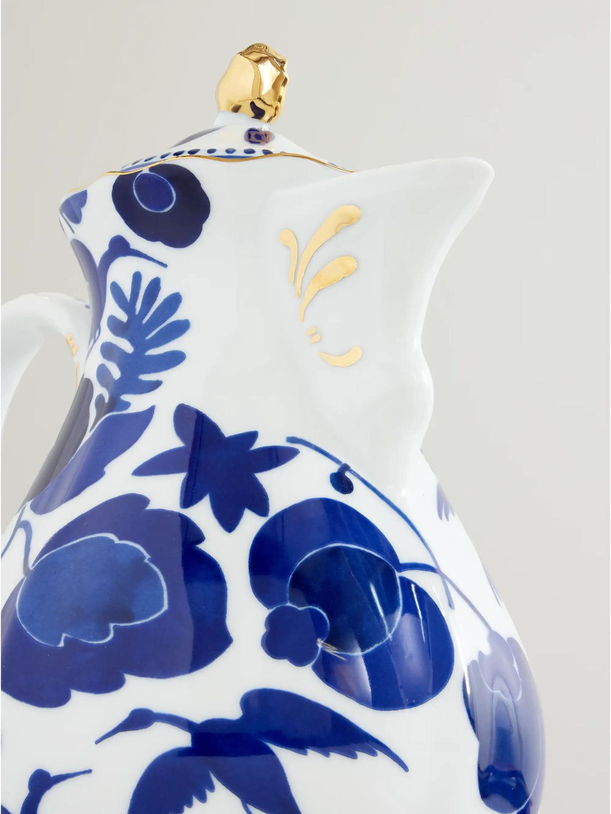 Mama Gold-plated Porcelain Teapot