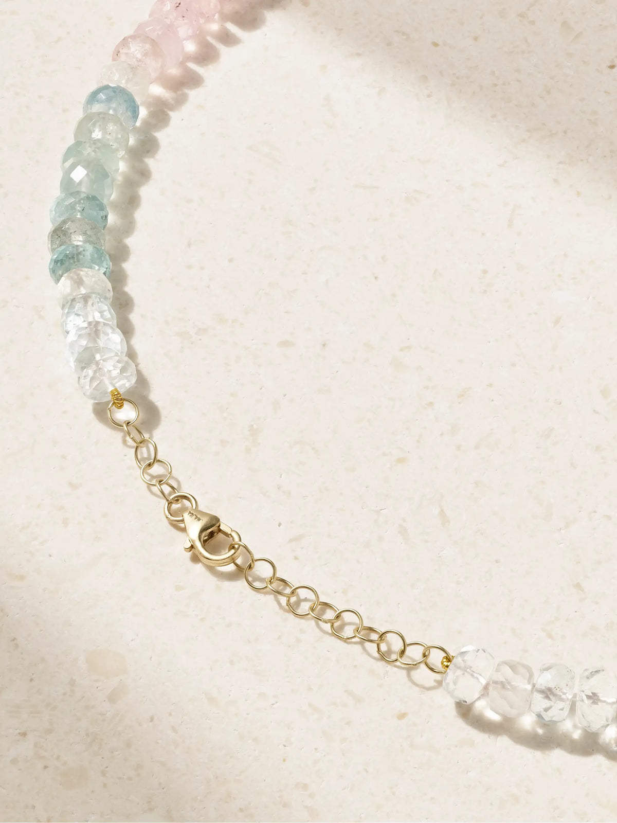Gold Morganite Necklace