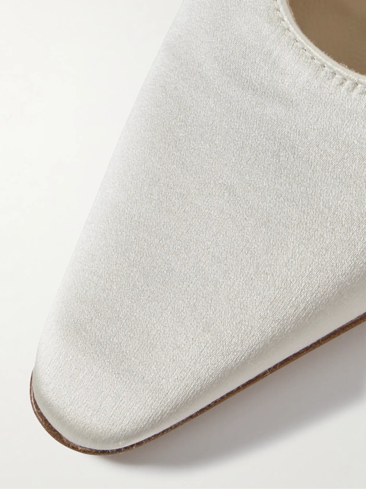 Riley Satin Point-toe Ballet Flats
