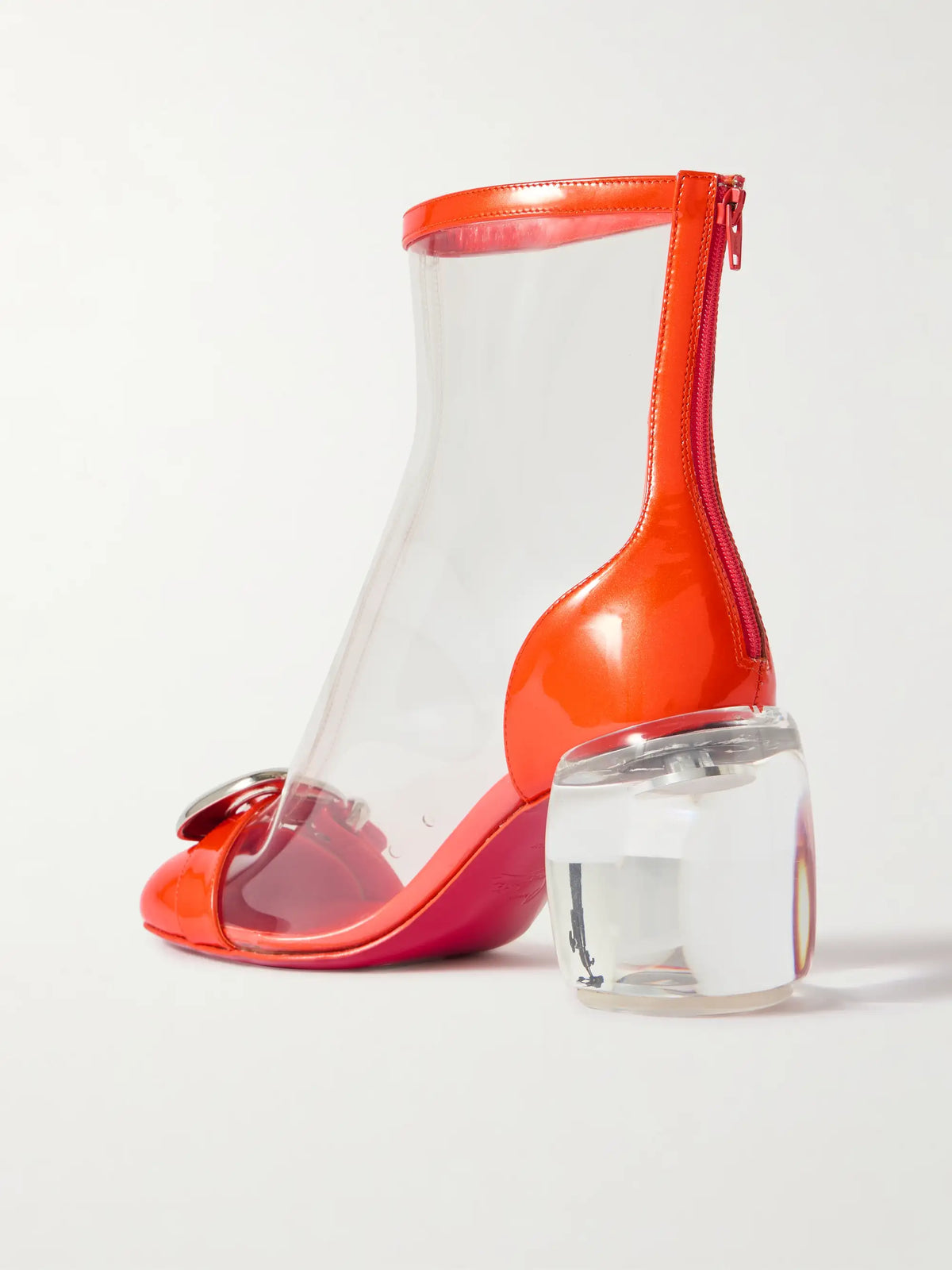 Minny Bubble 70 Buckled Pvc Ankle Boots