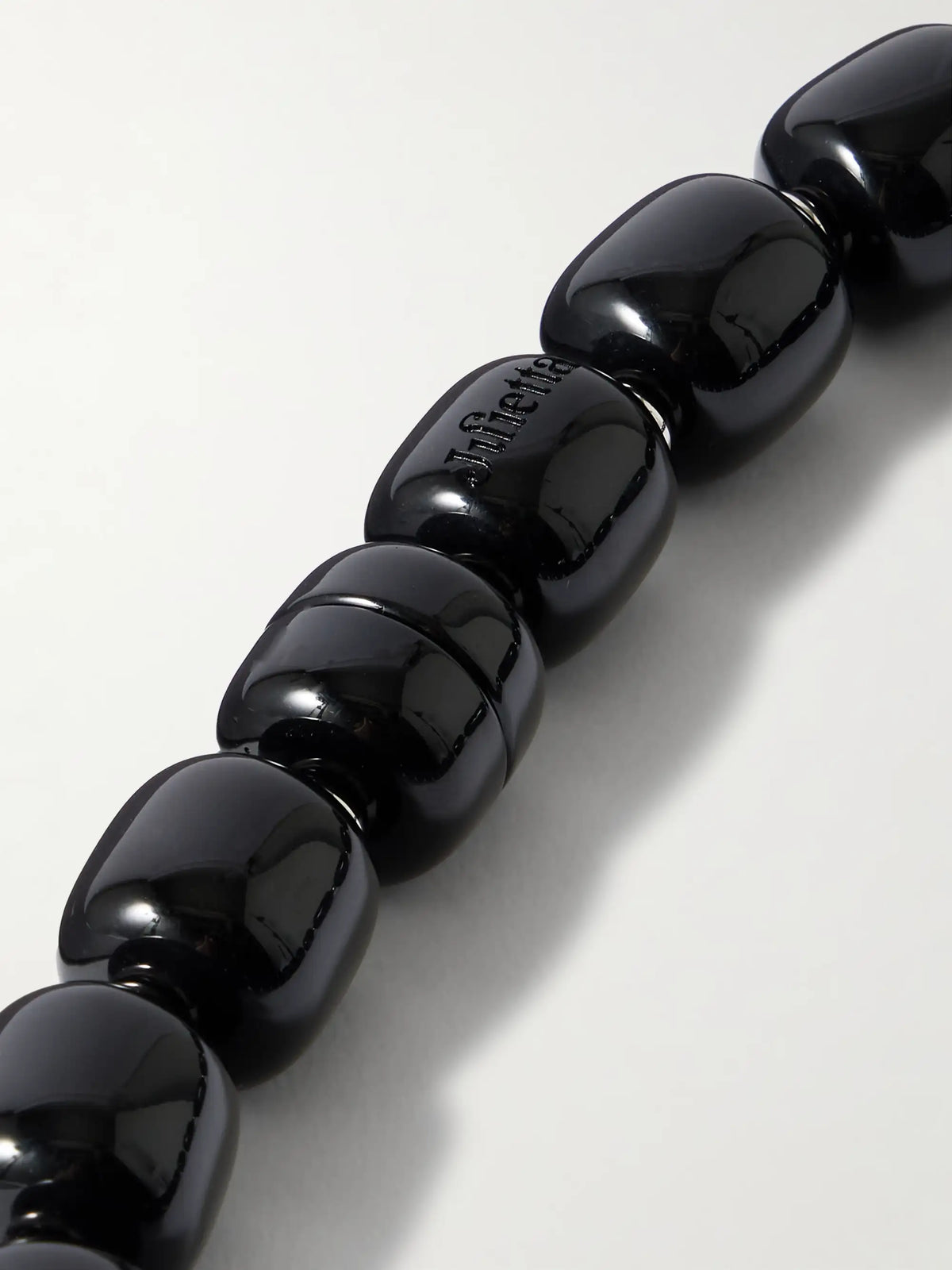 Amore Silver-tone Resin Necklace