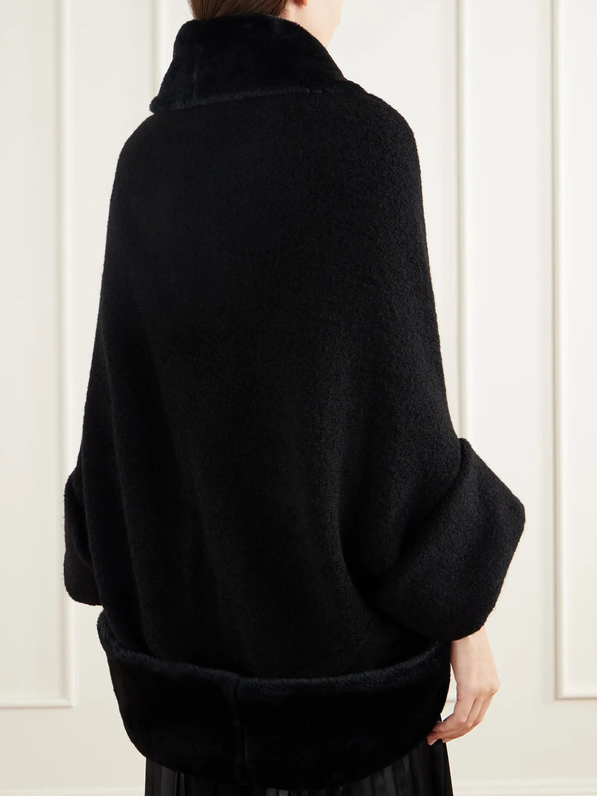 Junya Watanabe Plush-trimmed Wool-blend Felt Jacket