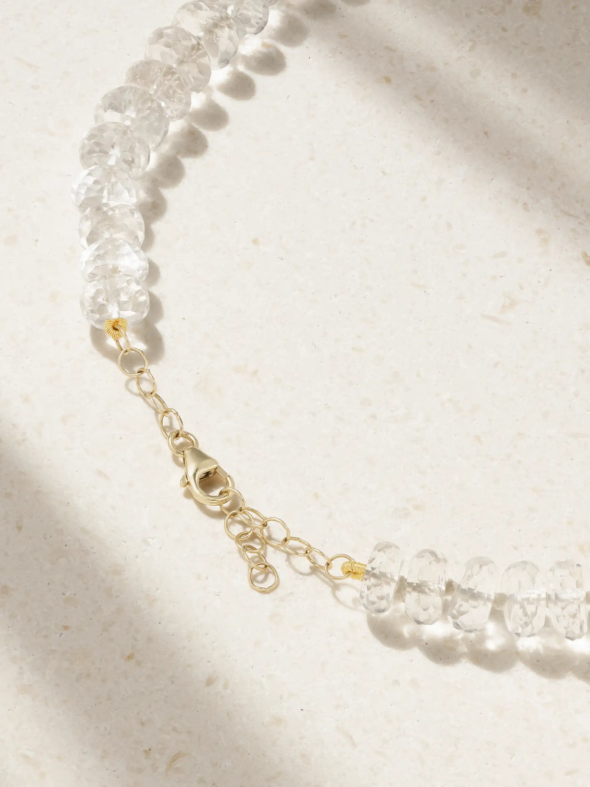 Gold Quartz Necklace